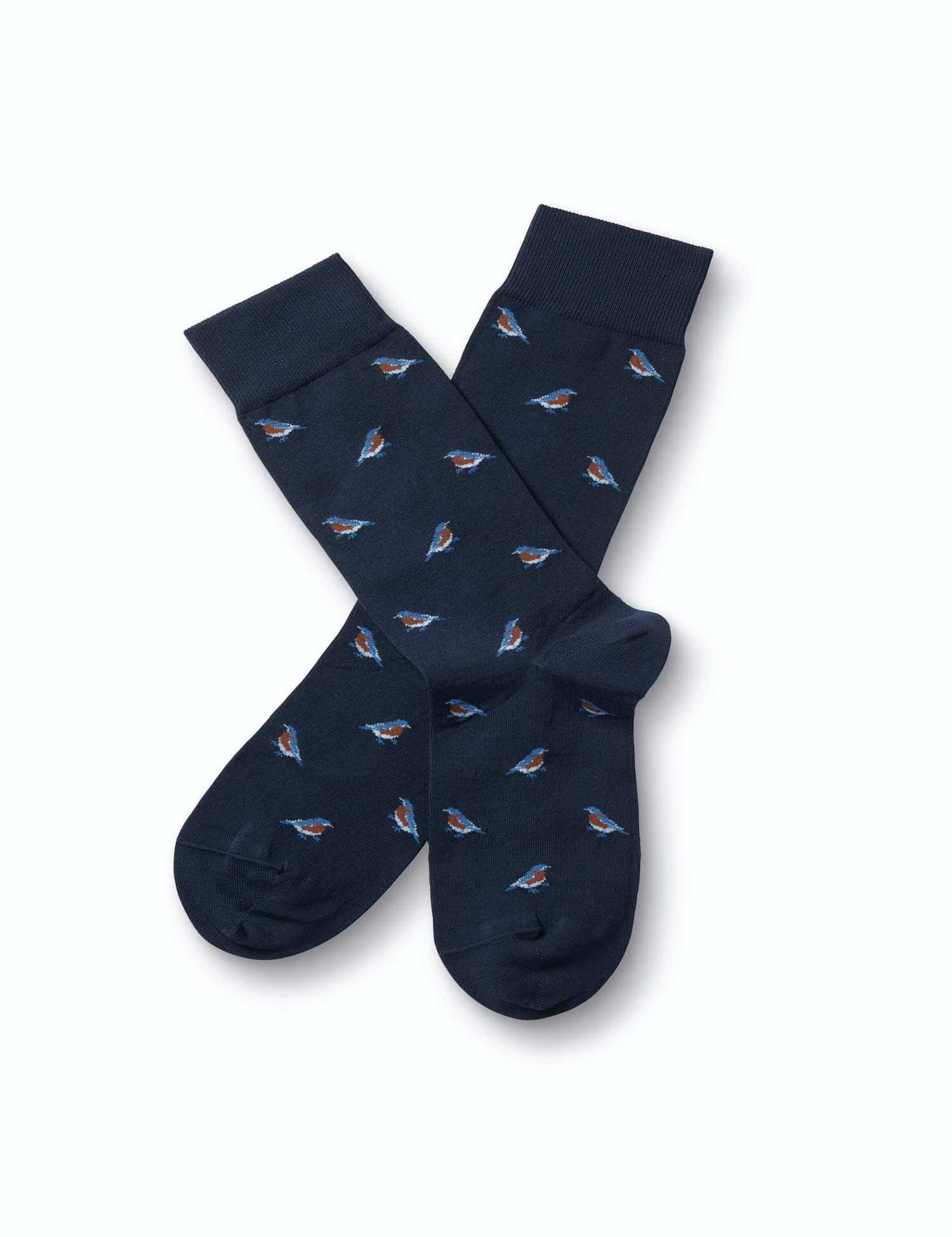 Charles Tyrwhitt Cotton Rich Animal Print Novelty Socks Navy Mix