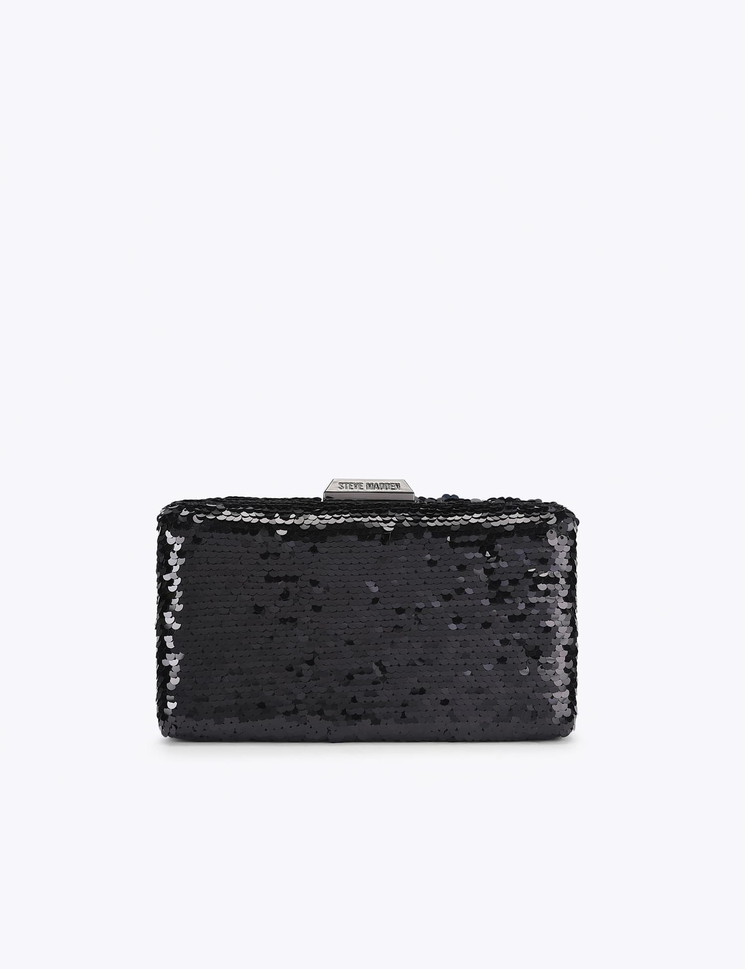 Steve Madden Legacy Embellished Clutch Handbag Black