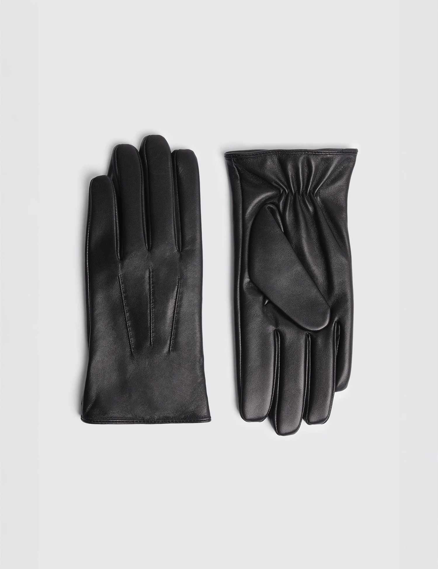 MOSS Leather Gloves Black