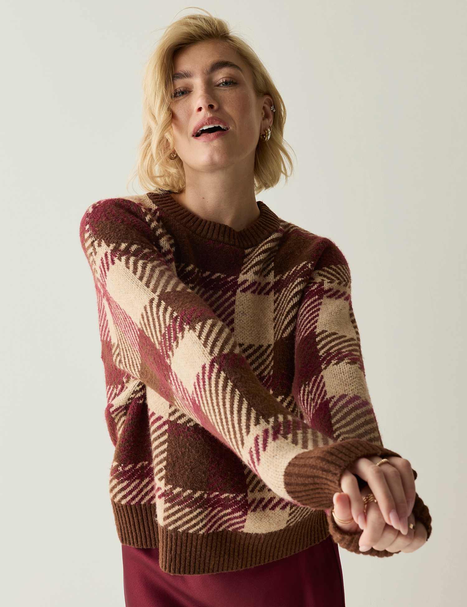 Regatta Relaxed Jumper Red Mix