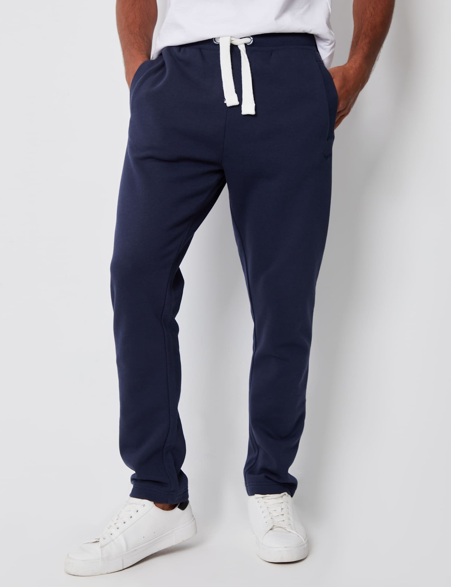Threadbare Regular Fit Cotton Rich Joggers Navy