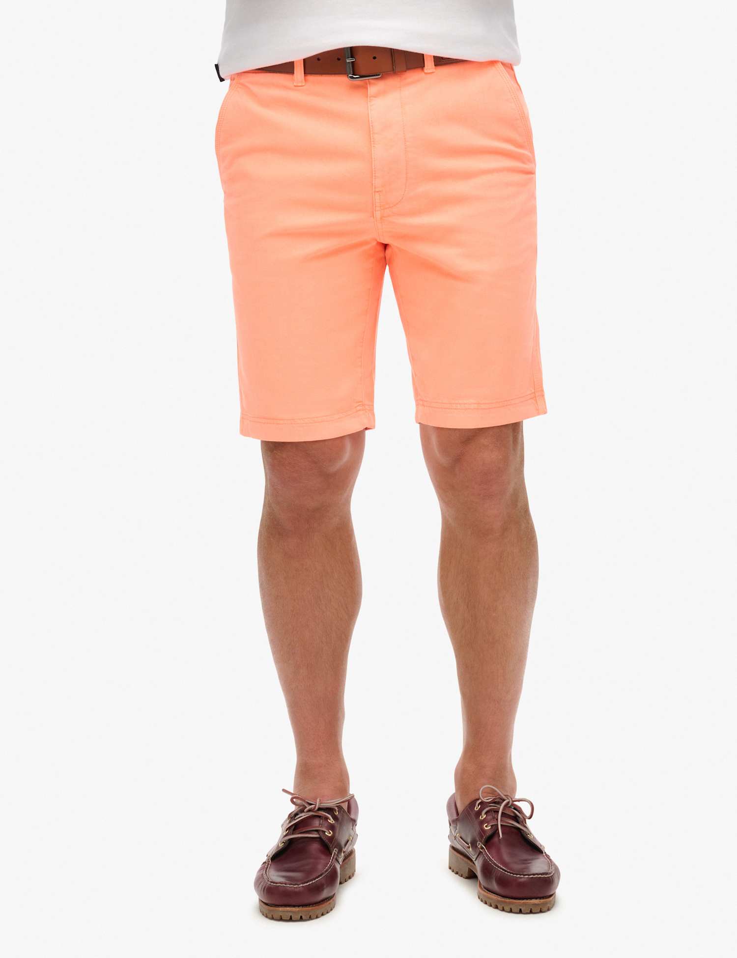 Superdry & Co Cotton Rich Chino Shorts Orange