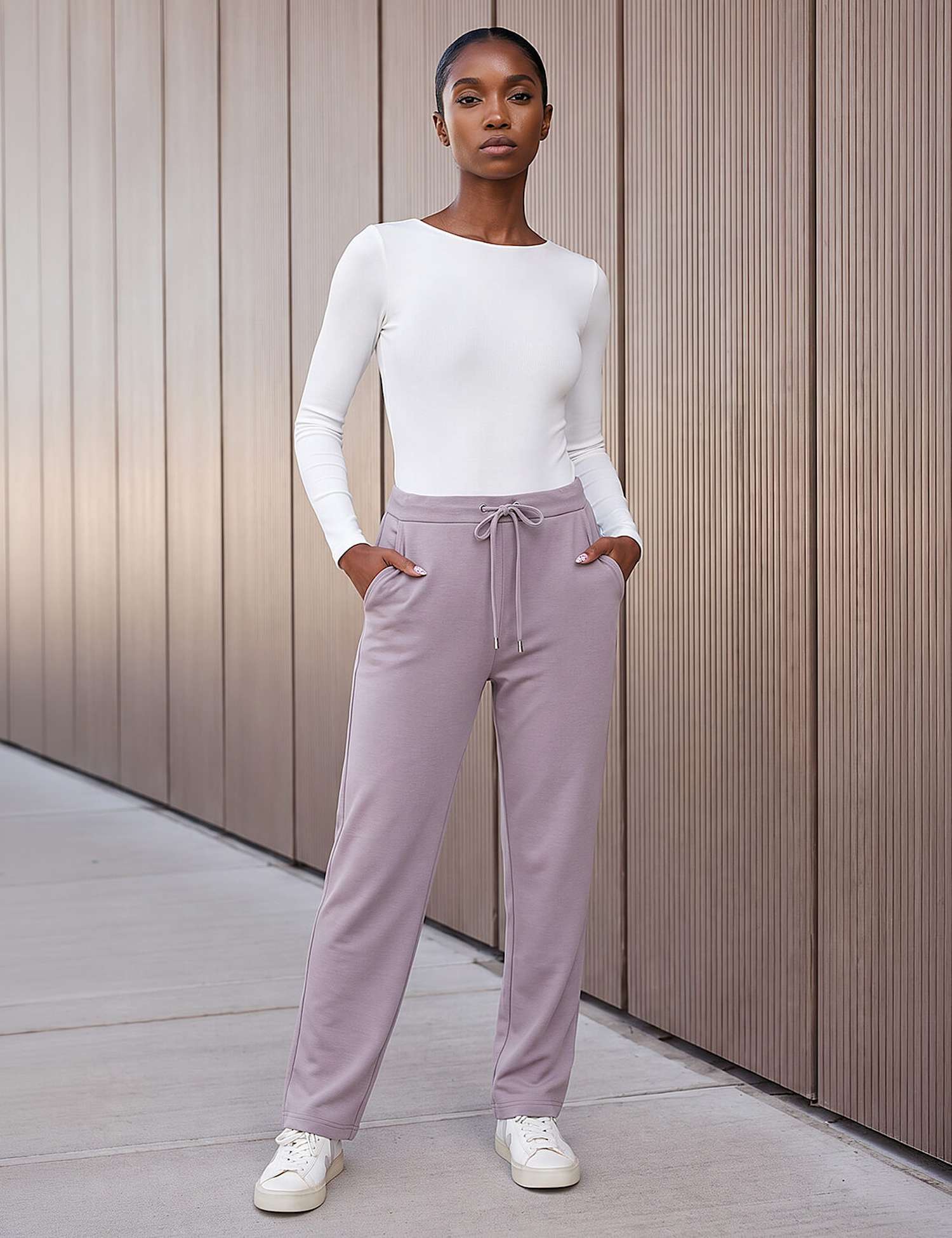 Roman Petite Trousers Taupe