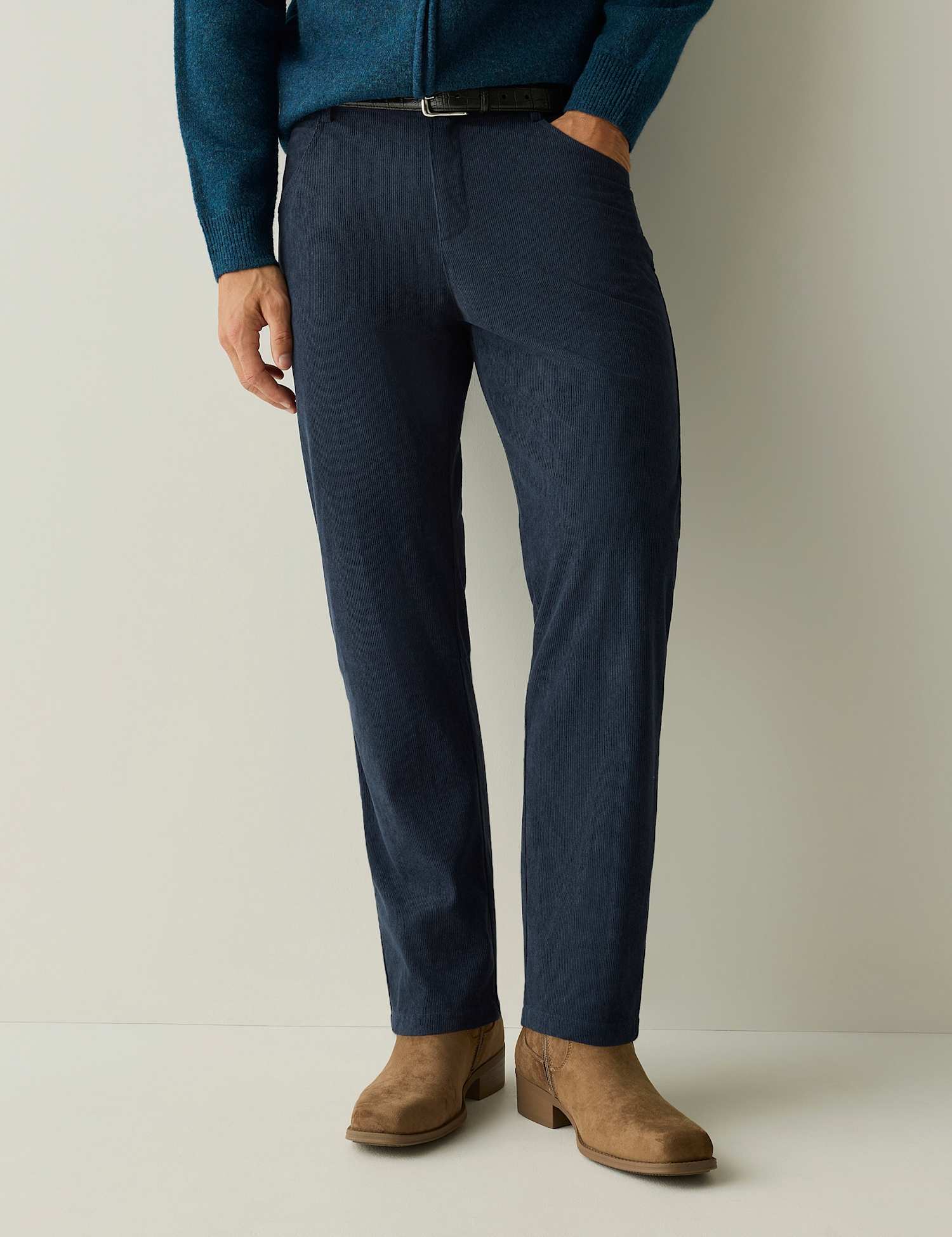 Regatta Strasbourg Cotton Rich Straight Leg Chinos Navy