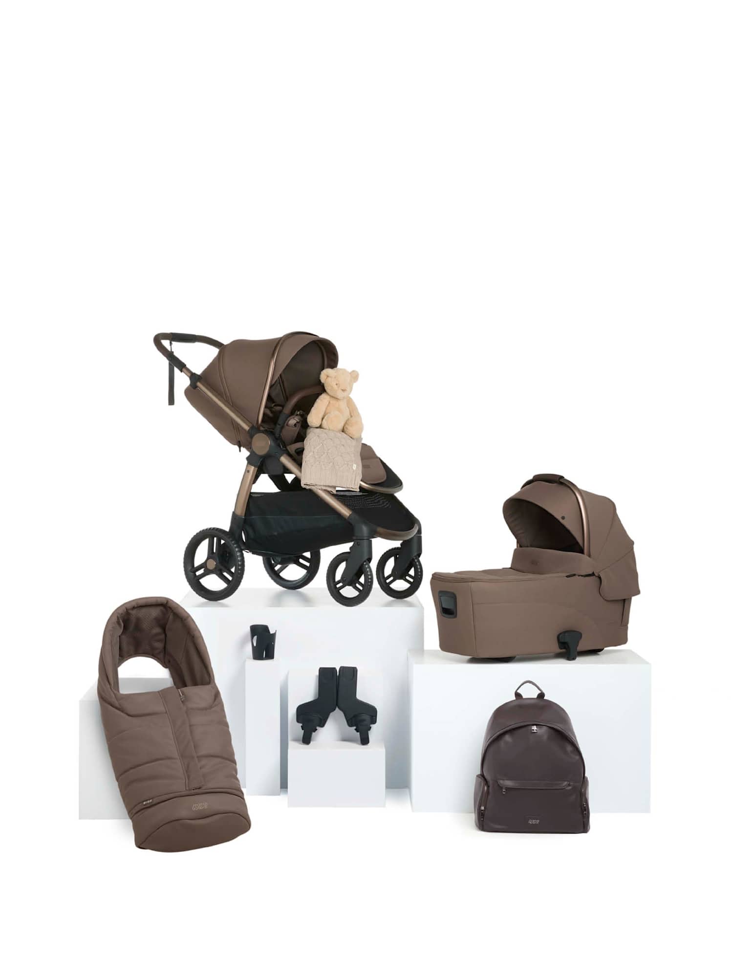Mamas & Papas Ocarro 2 8 Piece Essential Kit Brown