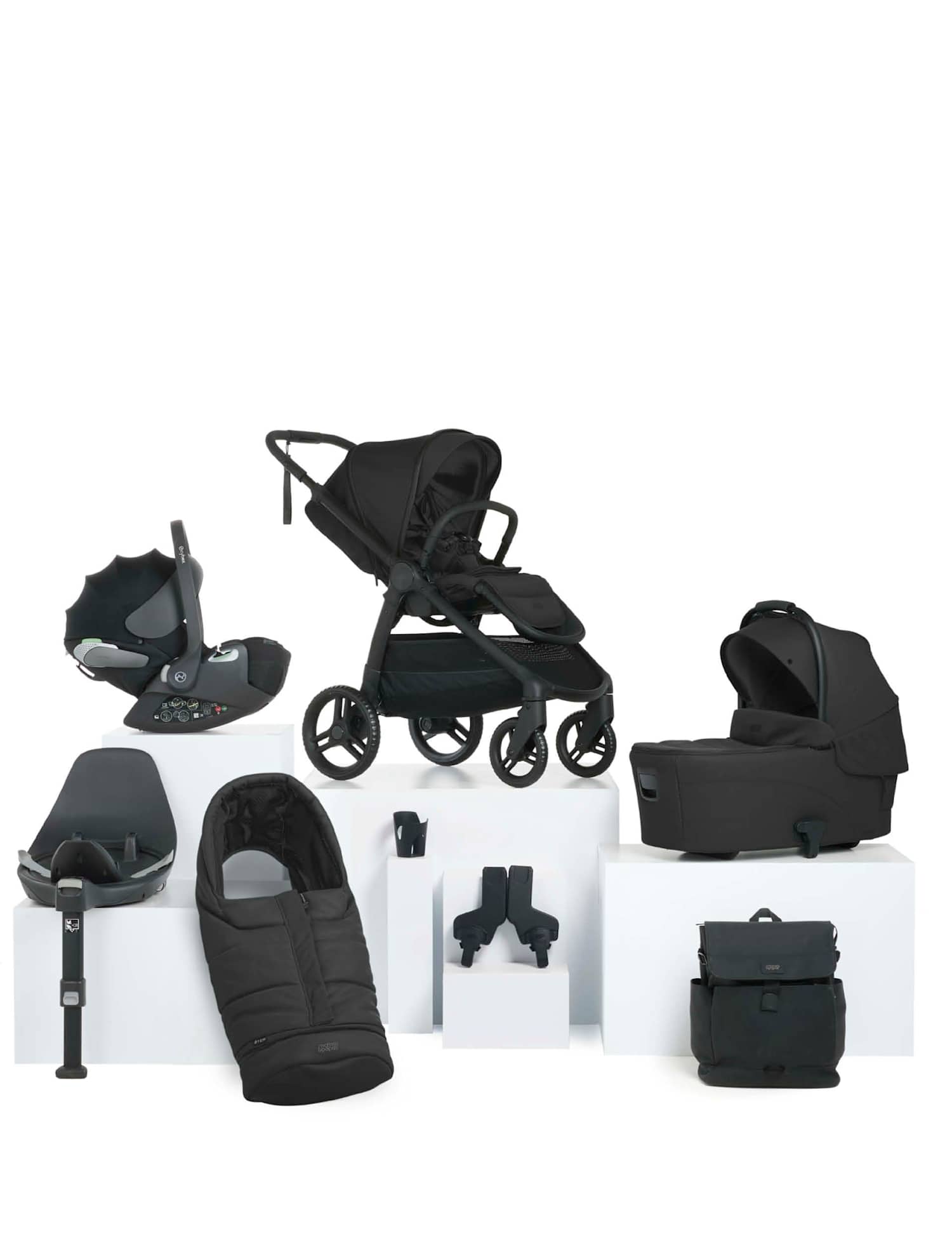 Mamas & Papas Ocarro 2 8 Piece Complete Kit Black