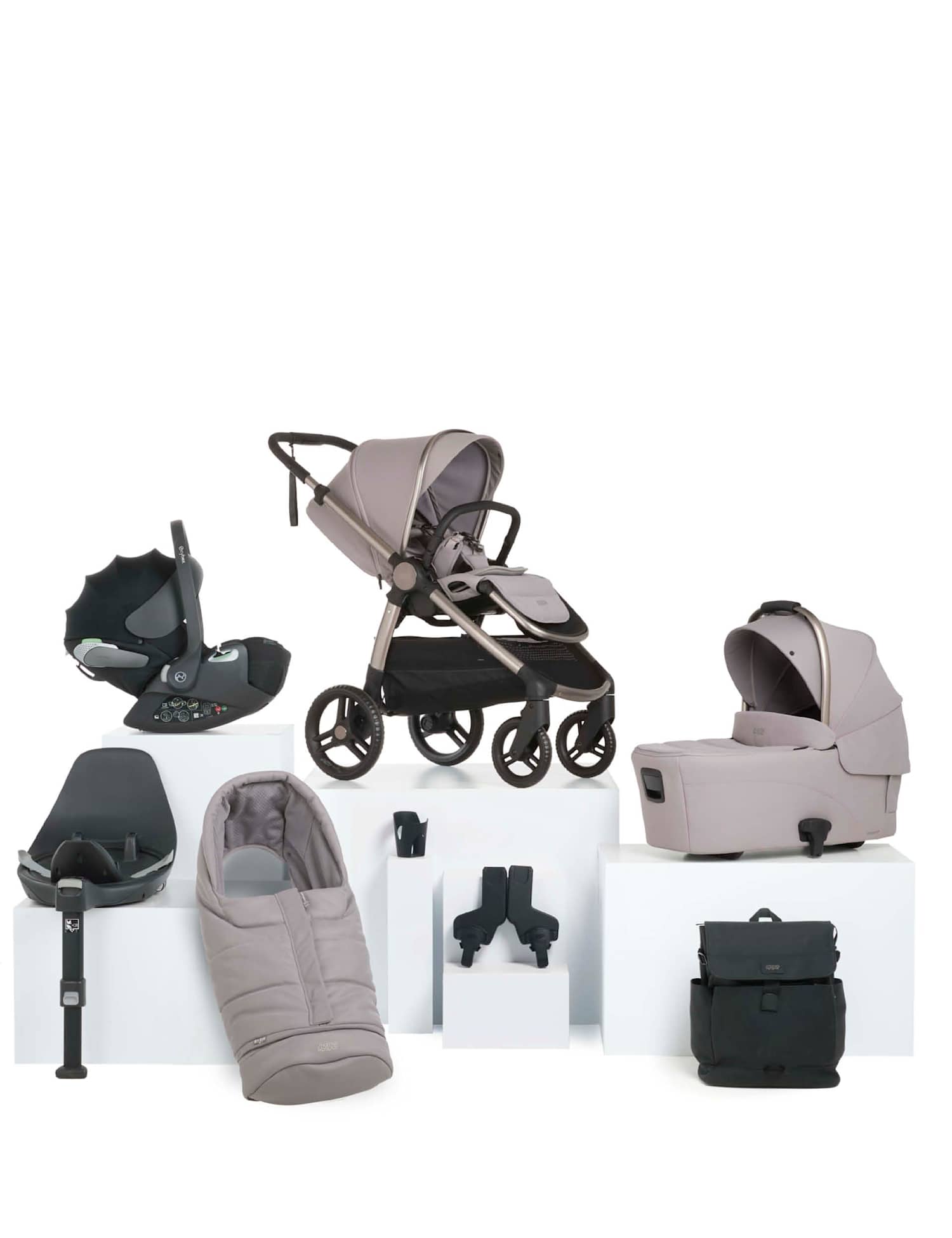 Mamas & Papas Ocarro 2 8 Piece Complete Kit Grey