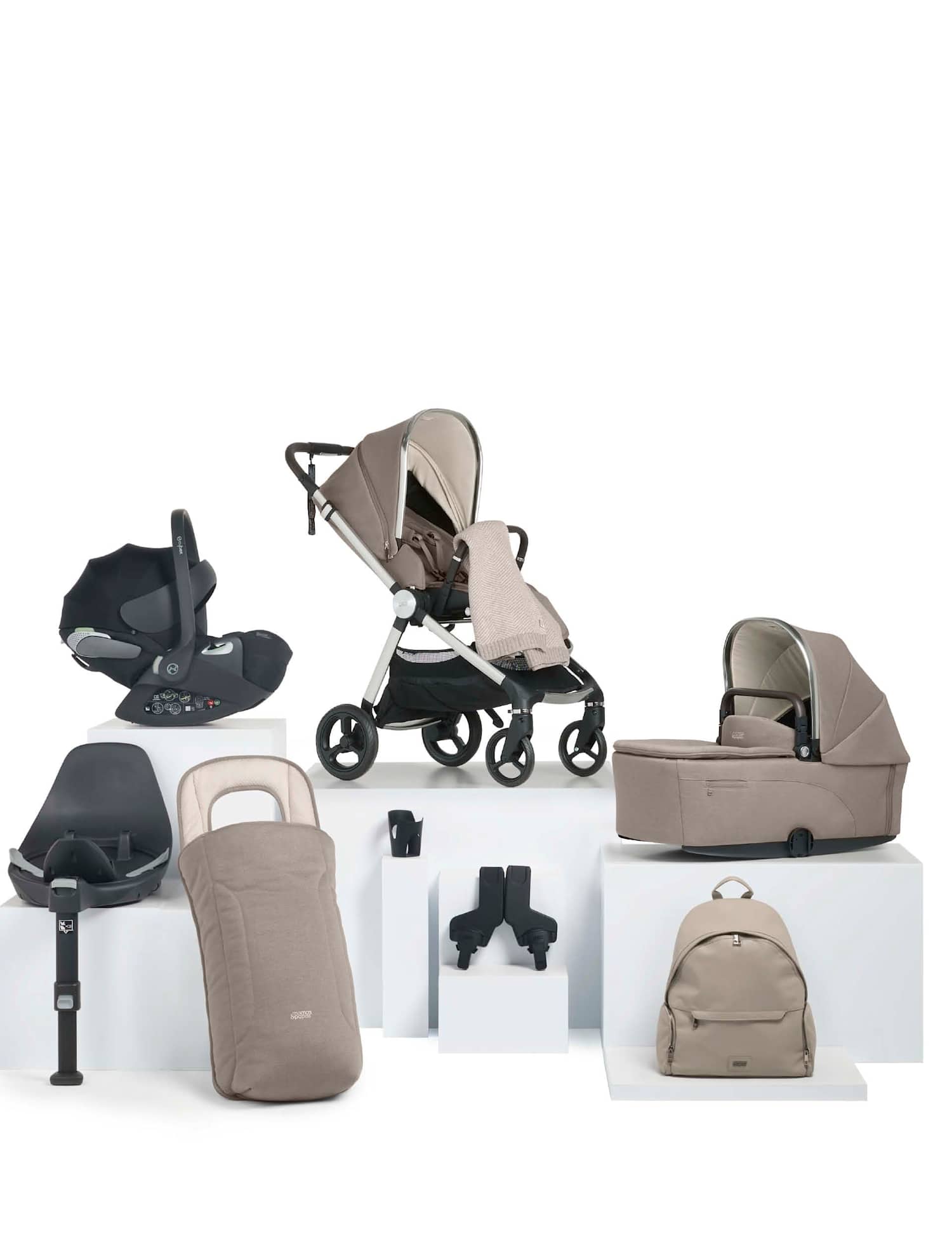 Mamas & Papas Vardo 9 Piece Complete Kit Brown