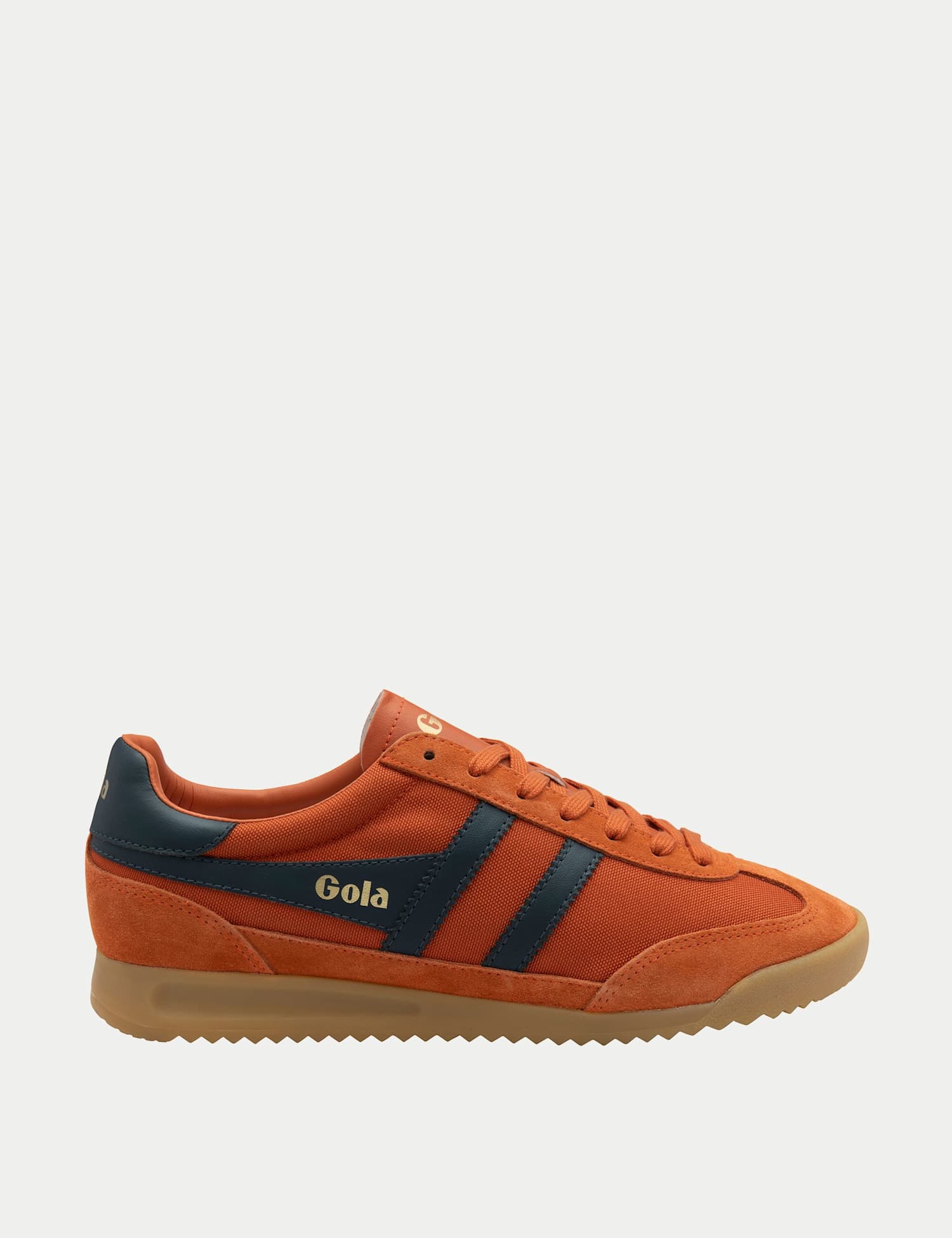 Gola Men's Tornado Stripe Trainers Orange Mix