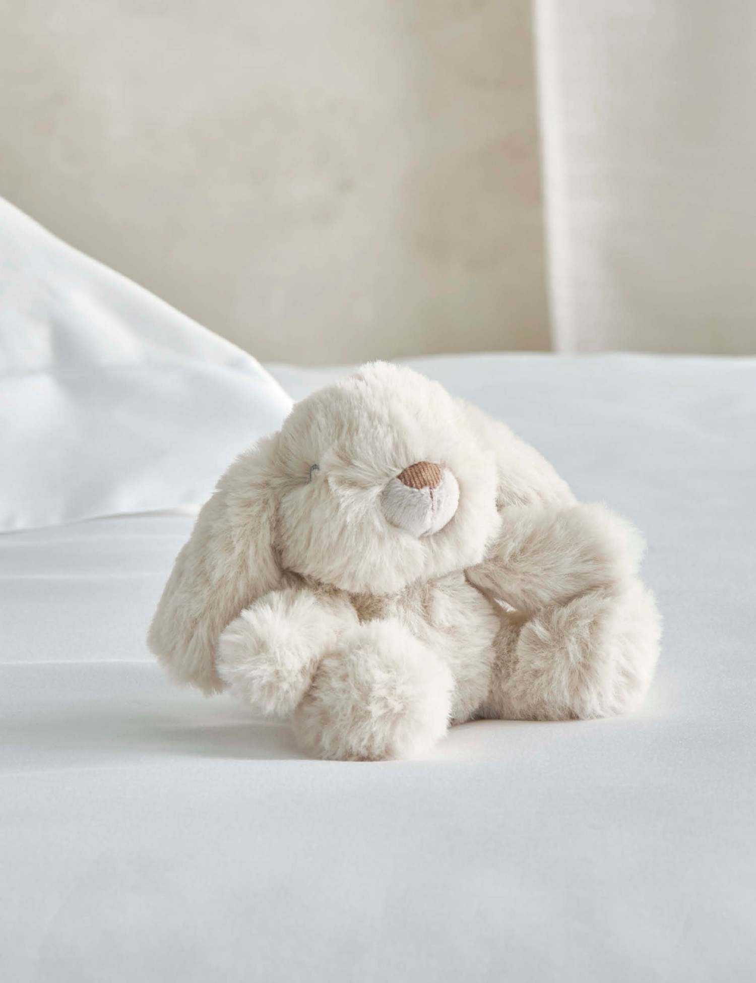 Mamas & Papas Faux Fur Bunny Soft Toy Grey