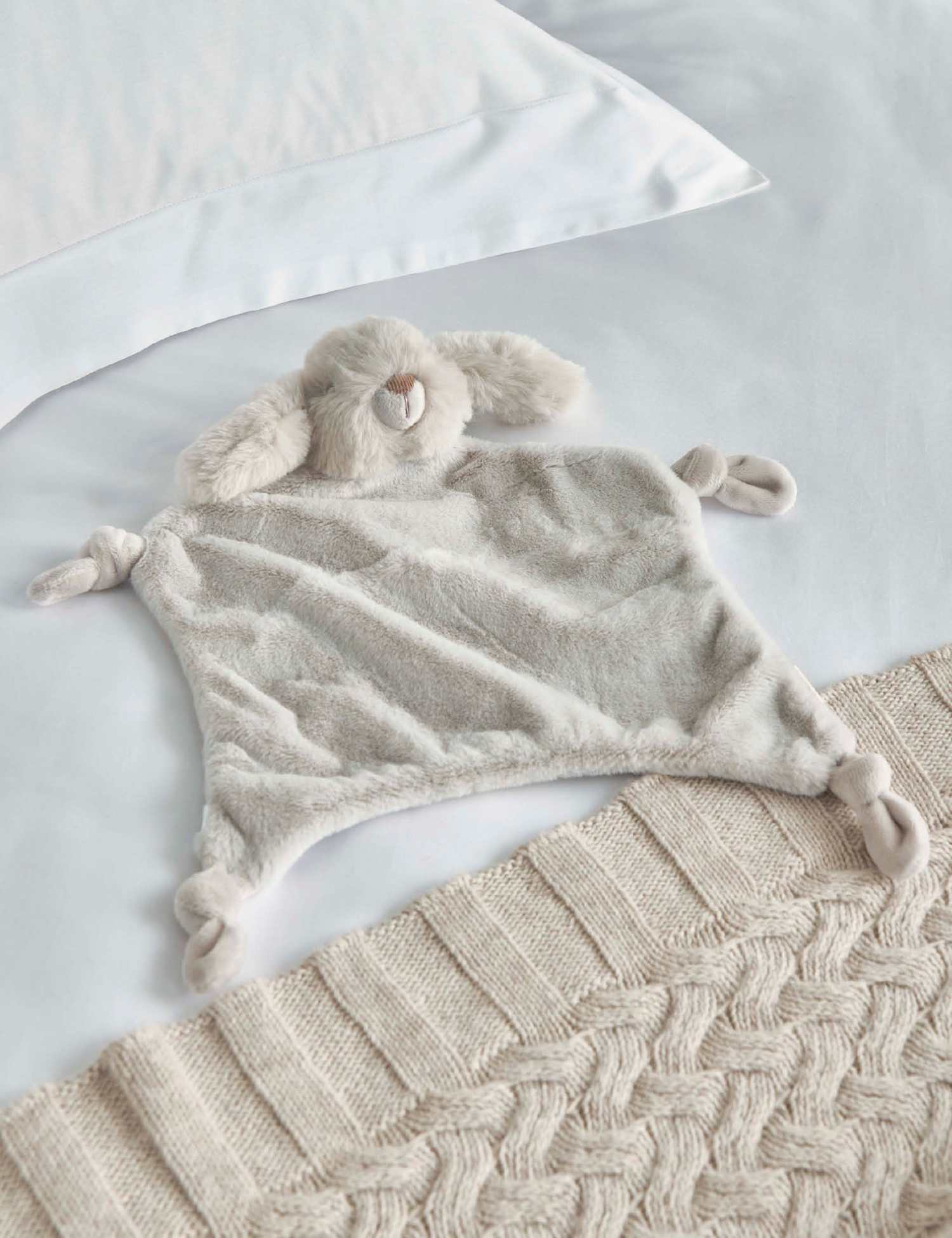 Mamas & Papas Bunny Comforter (0+ Mths) Grey