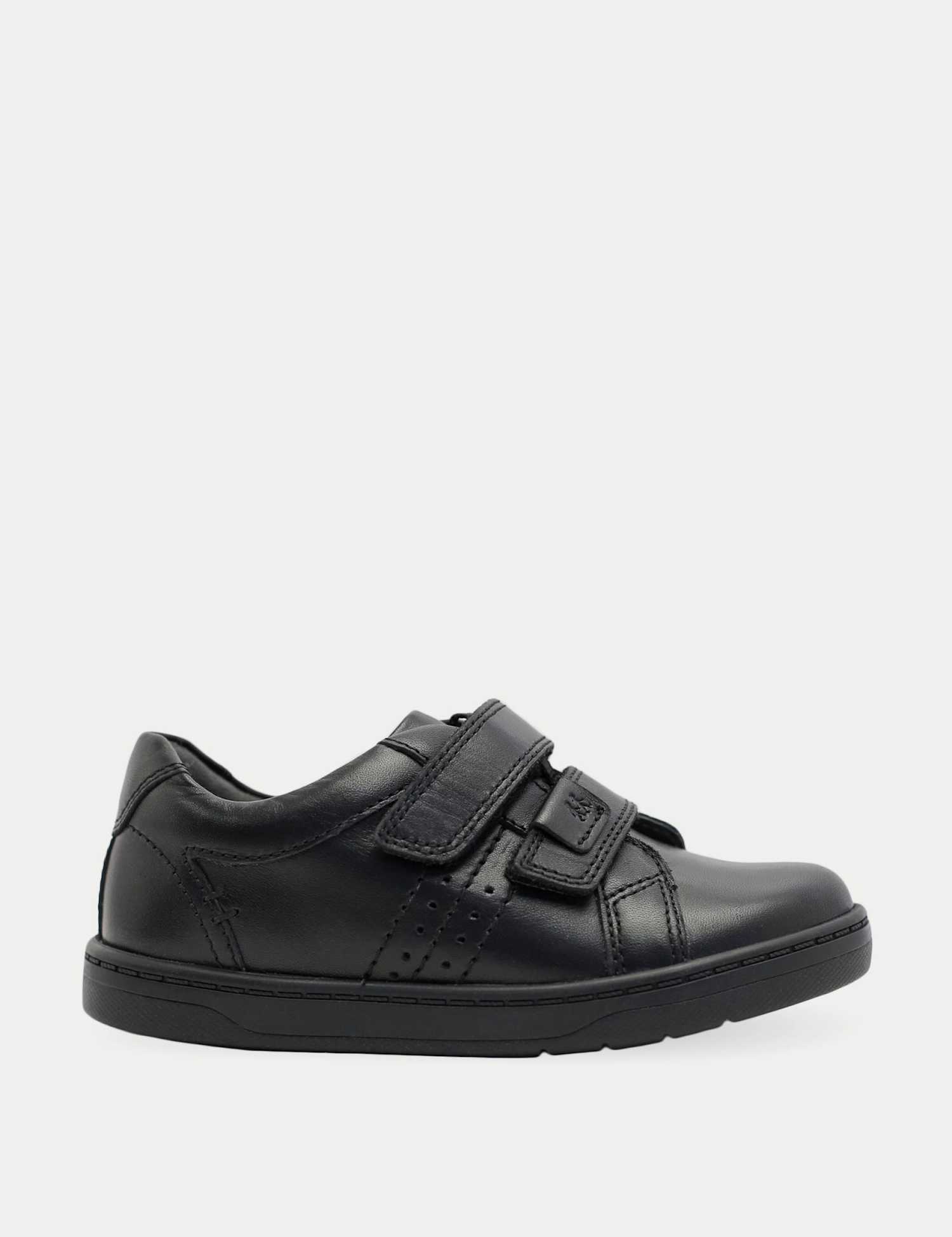 Start-Rite Kids' Leather Riptape School Shoes (1 Large - 13� Small) Black