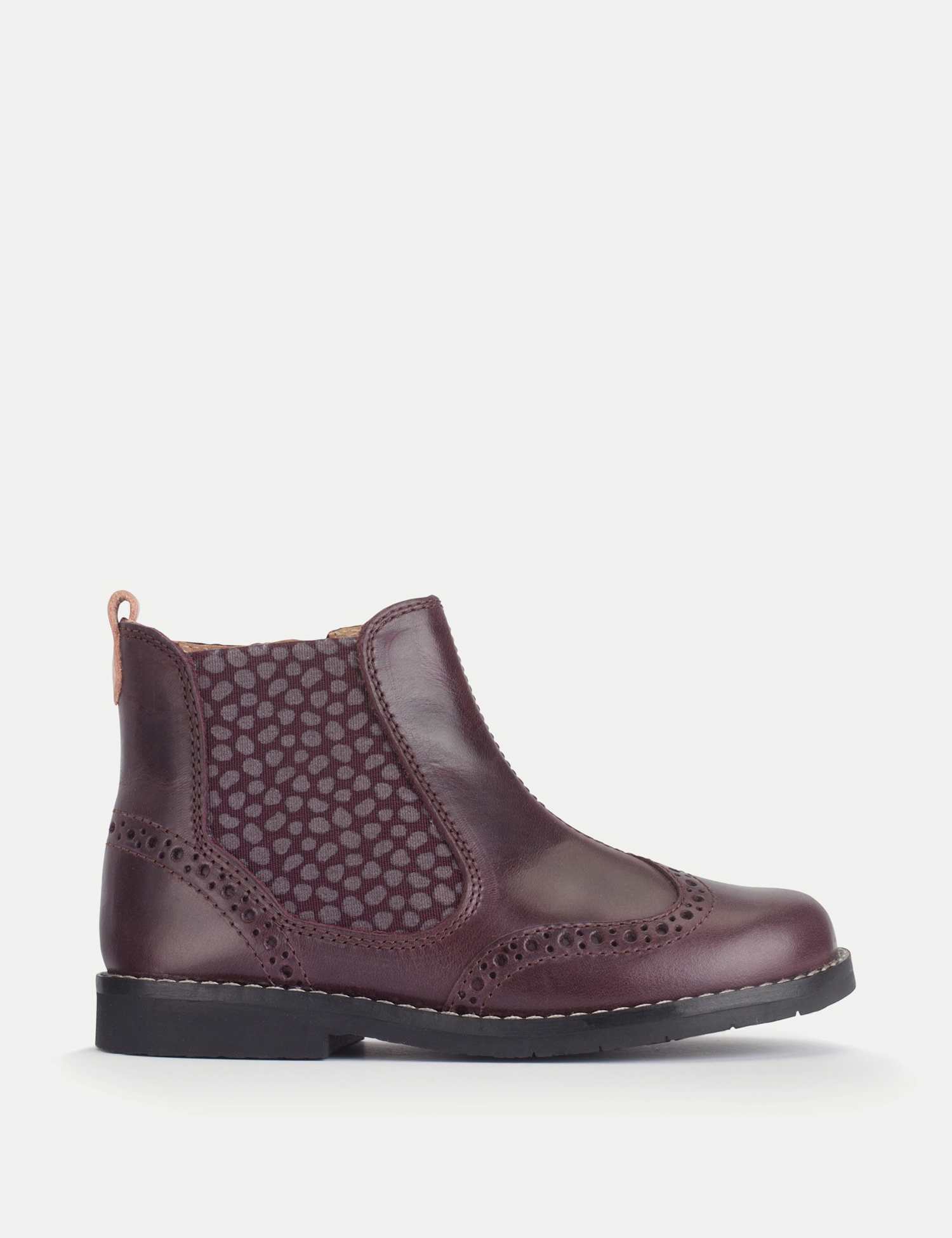Start-Rite Leather Chelsea Boots (6 Small - 4 Large) Burgundy