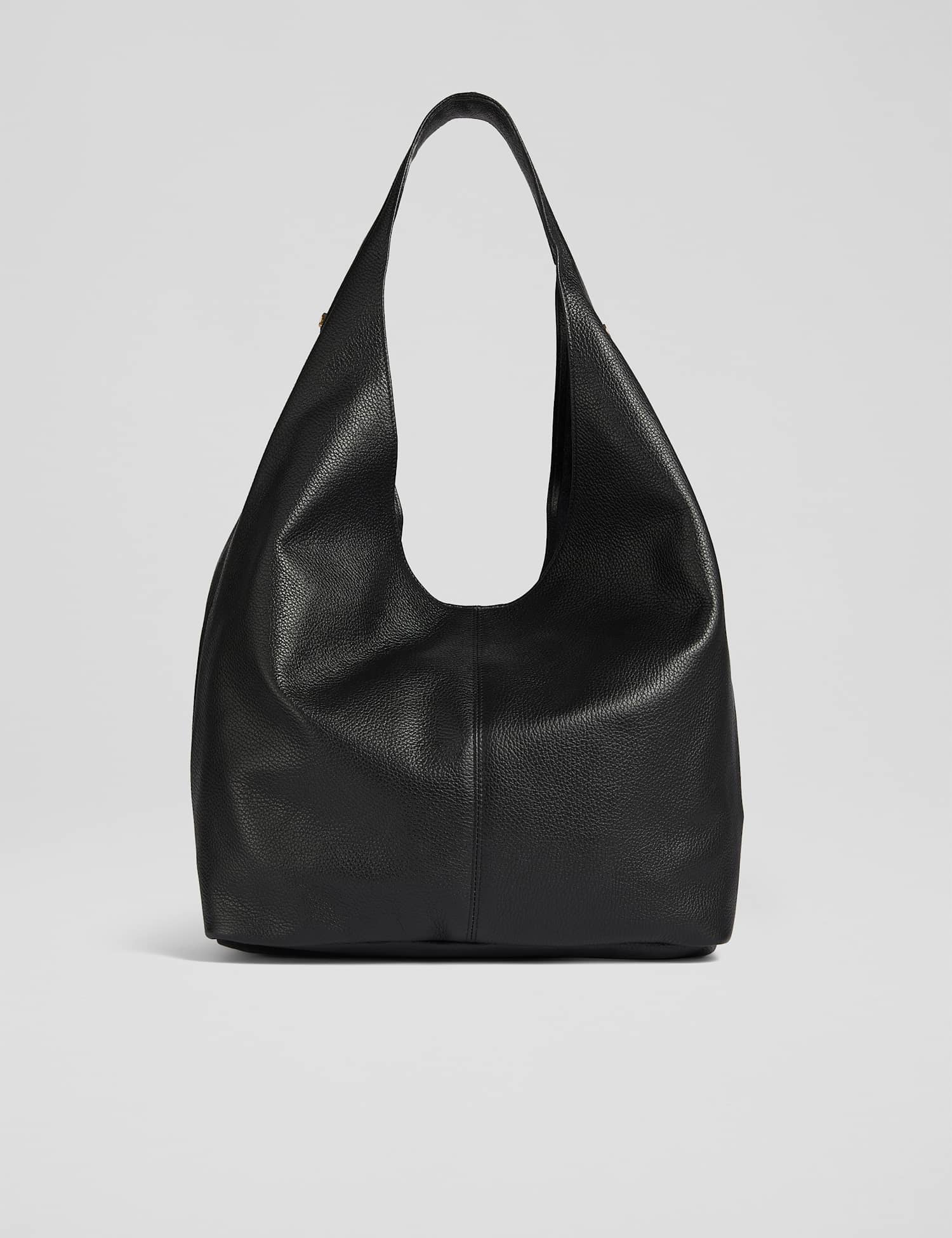 LK BENNETT Leather Shoulder Bag Black Mix