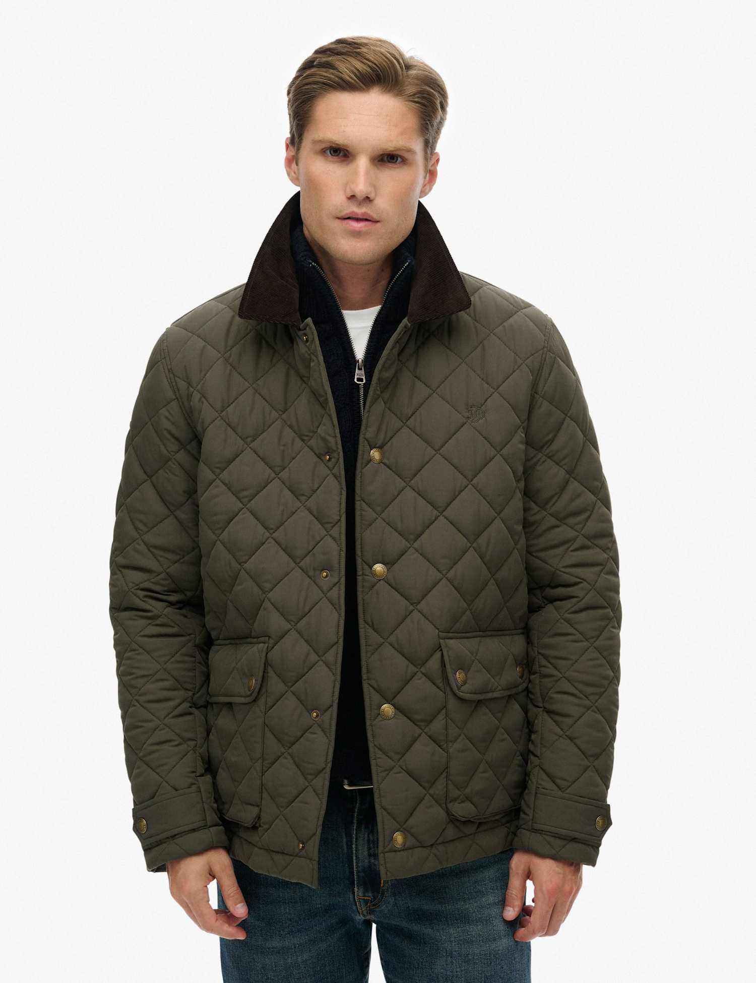 Superdry & Co Quilted Padded Jacket Khaki