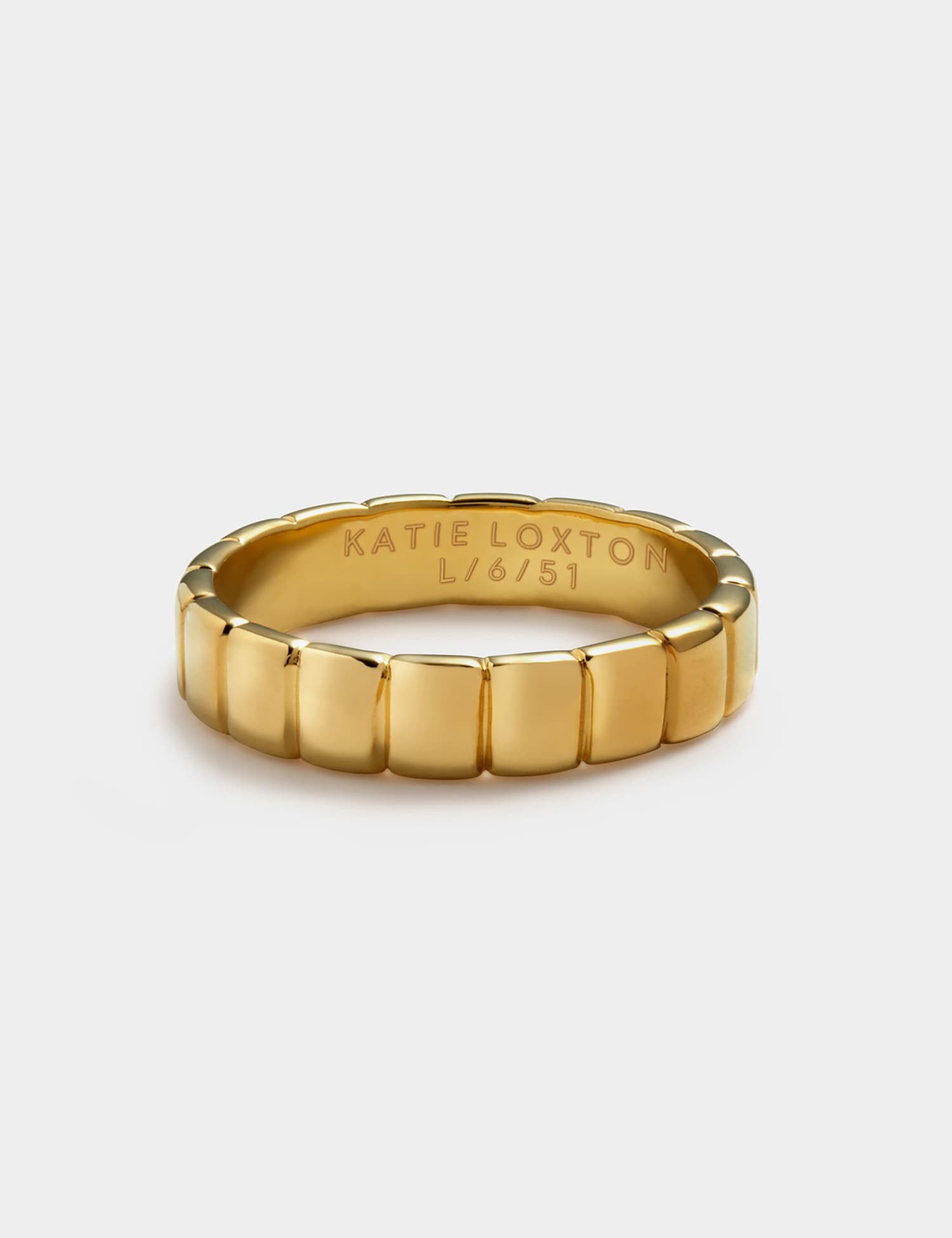 Katie Loxton Gold Tone Waterproof Ring Gold