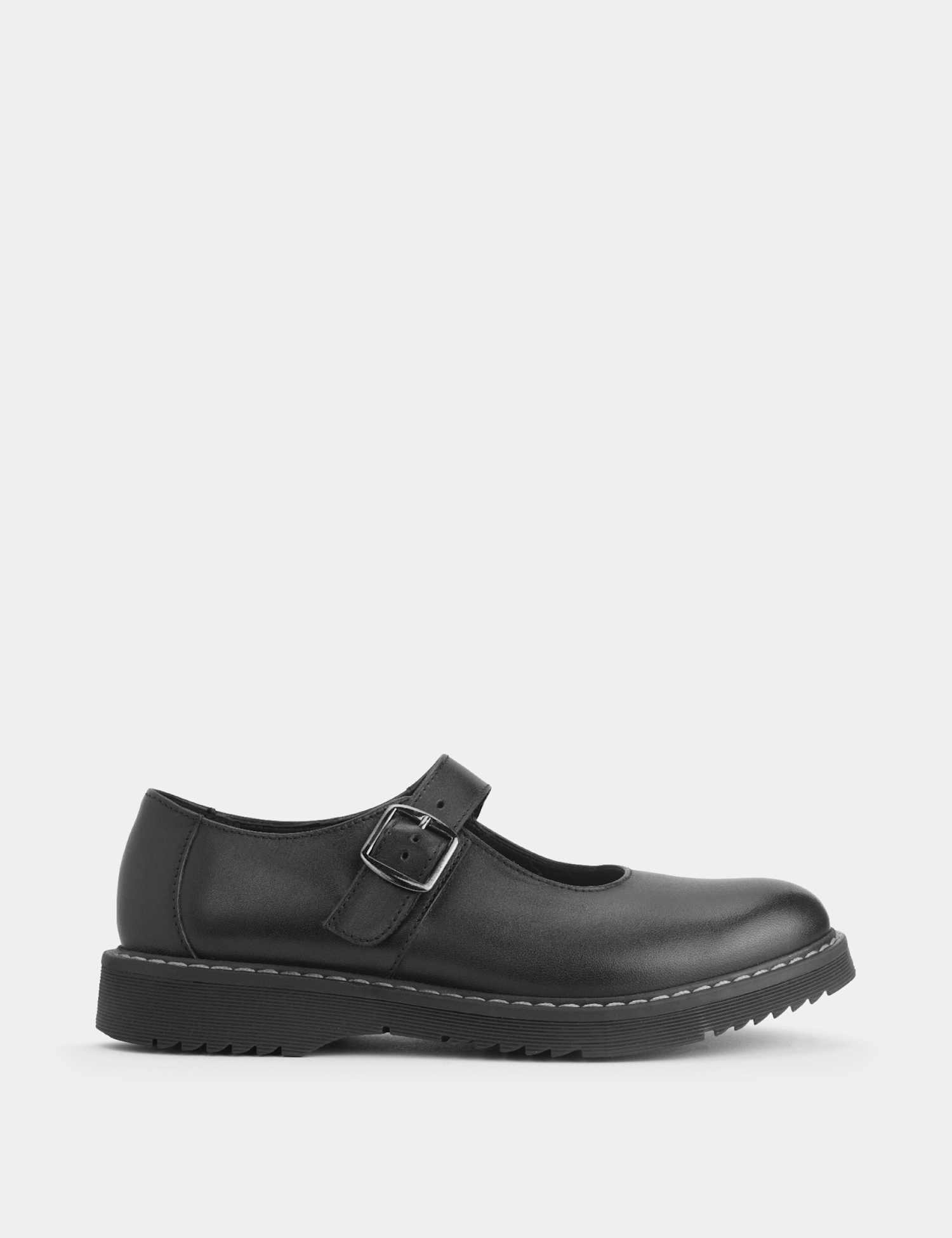 Start-Rite Kids' Leather Mary Jane Schoolwear Shoes (12.5 Small - 9 Large) Black