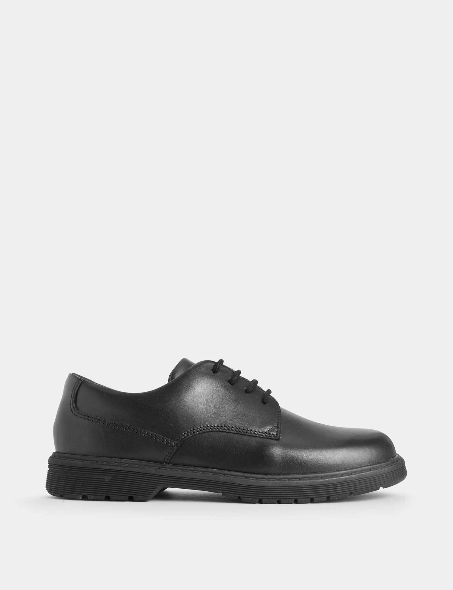Start-Rite Kids' Leather Lace Schoolwear Shoes (2 Large - 12 Large) Black