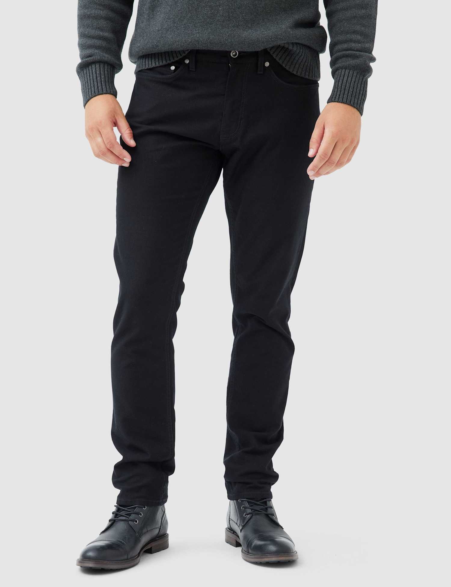 Rodd & Gunn Motion 2 Regular Fit 5 Pocket Jeans Black