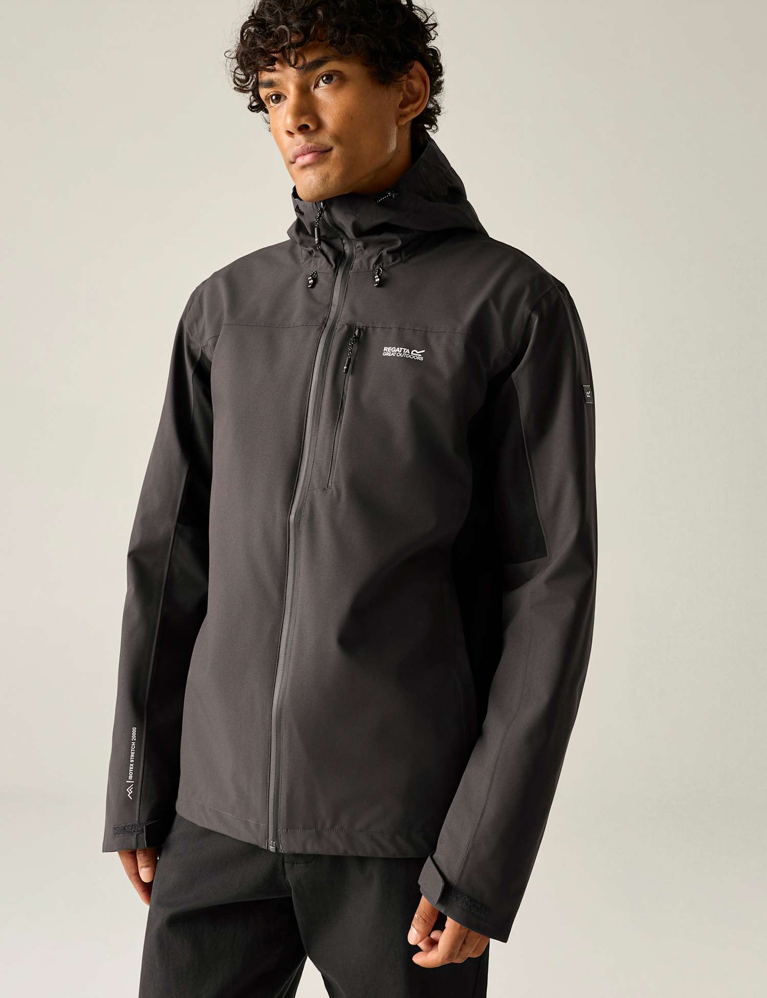 Regatta Birchdale II Waterproof Hooded Jacket Grey