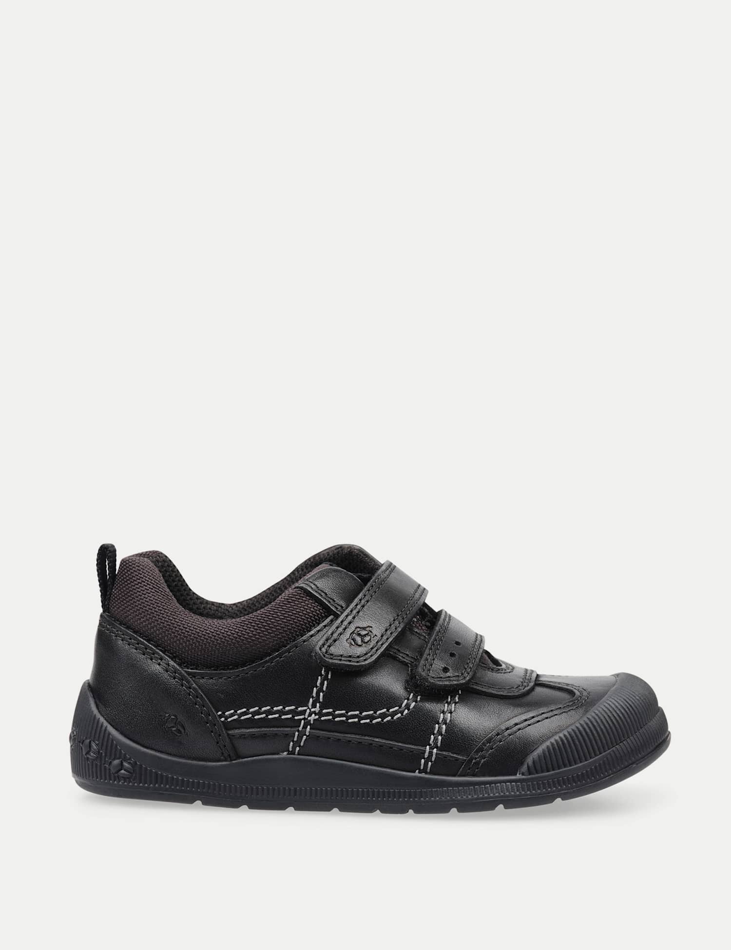 Start-Rite Kids' Leather Riptape Schoolwear Shoes (6 Small - 10� Small) Black