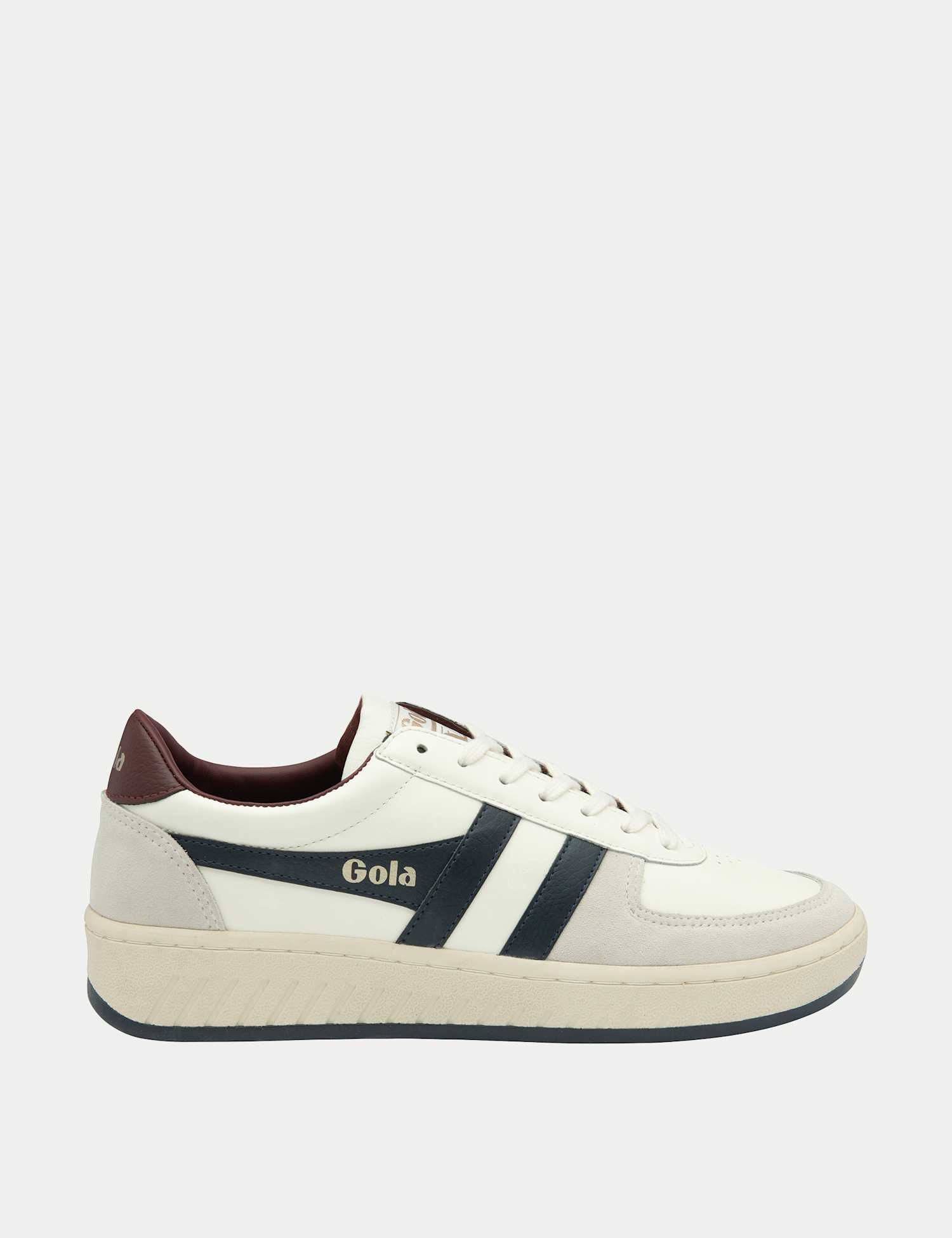 Gola Grandslam Classic Leather Trainers White Mix