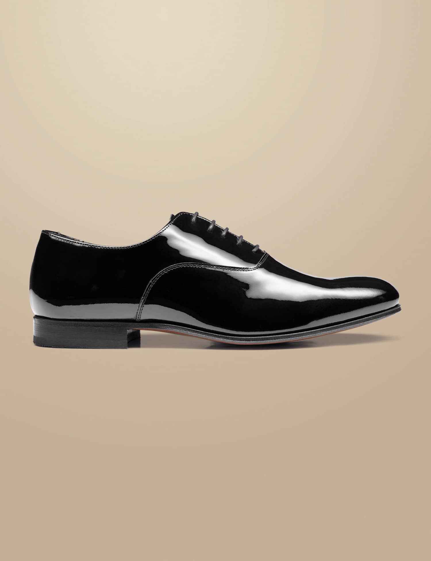 Charles Tyrwhitt Patent Leather Oxford Shoes Black