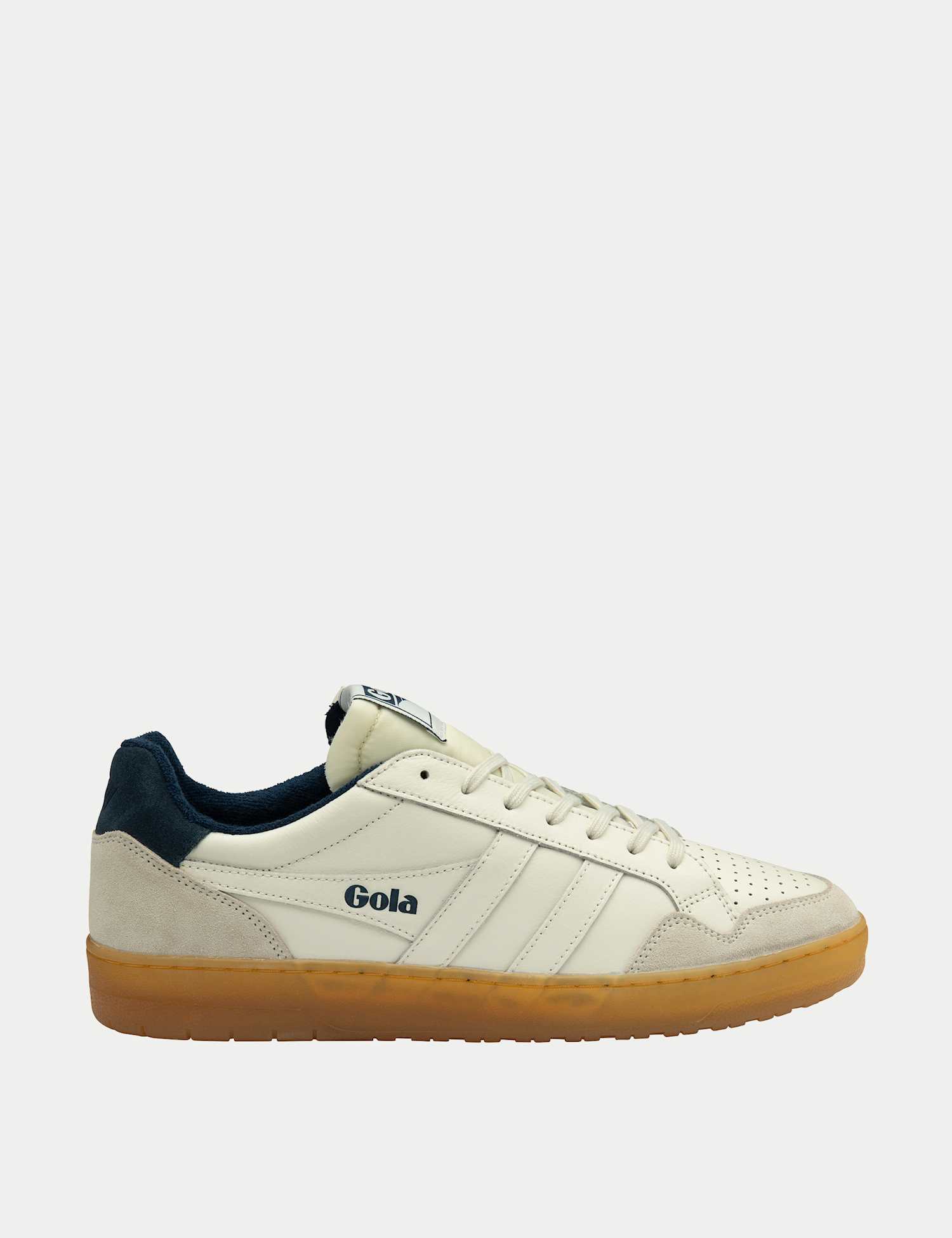 Gola Eagle '86 Leather Trainers White Mix