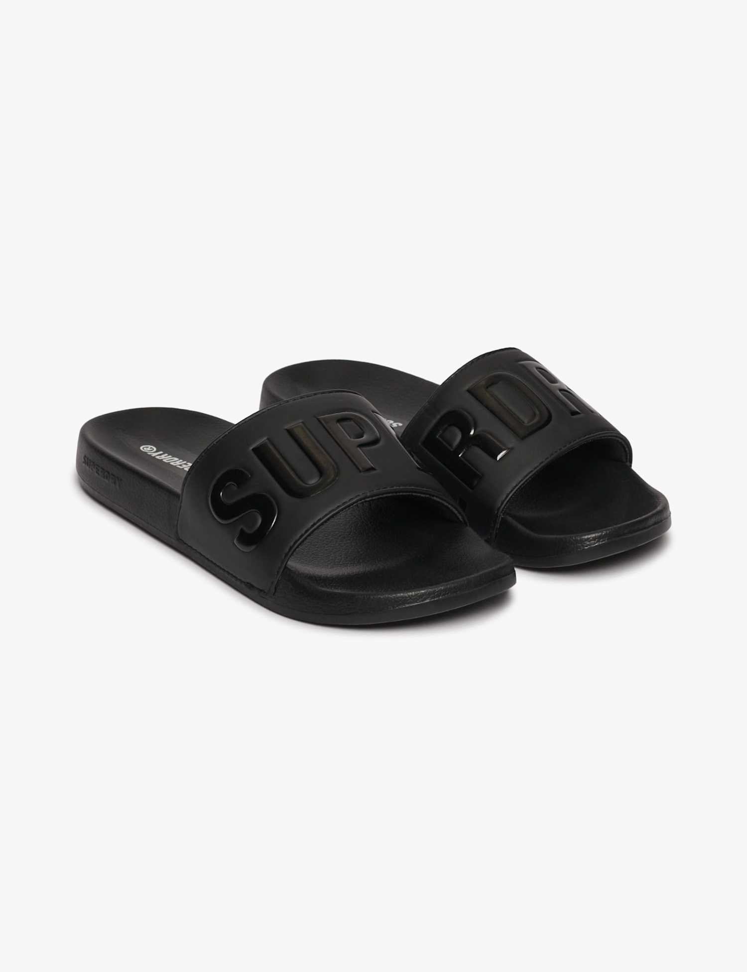 Superdry & Co Pool Sliders Black