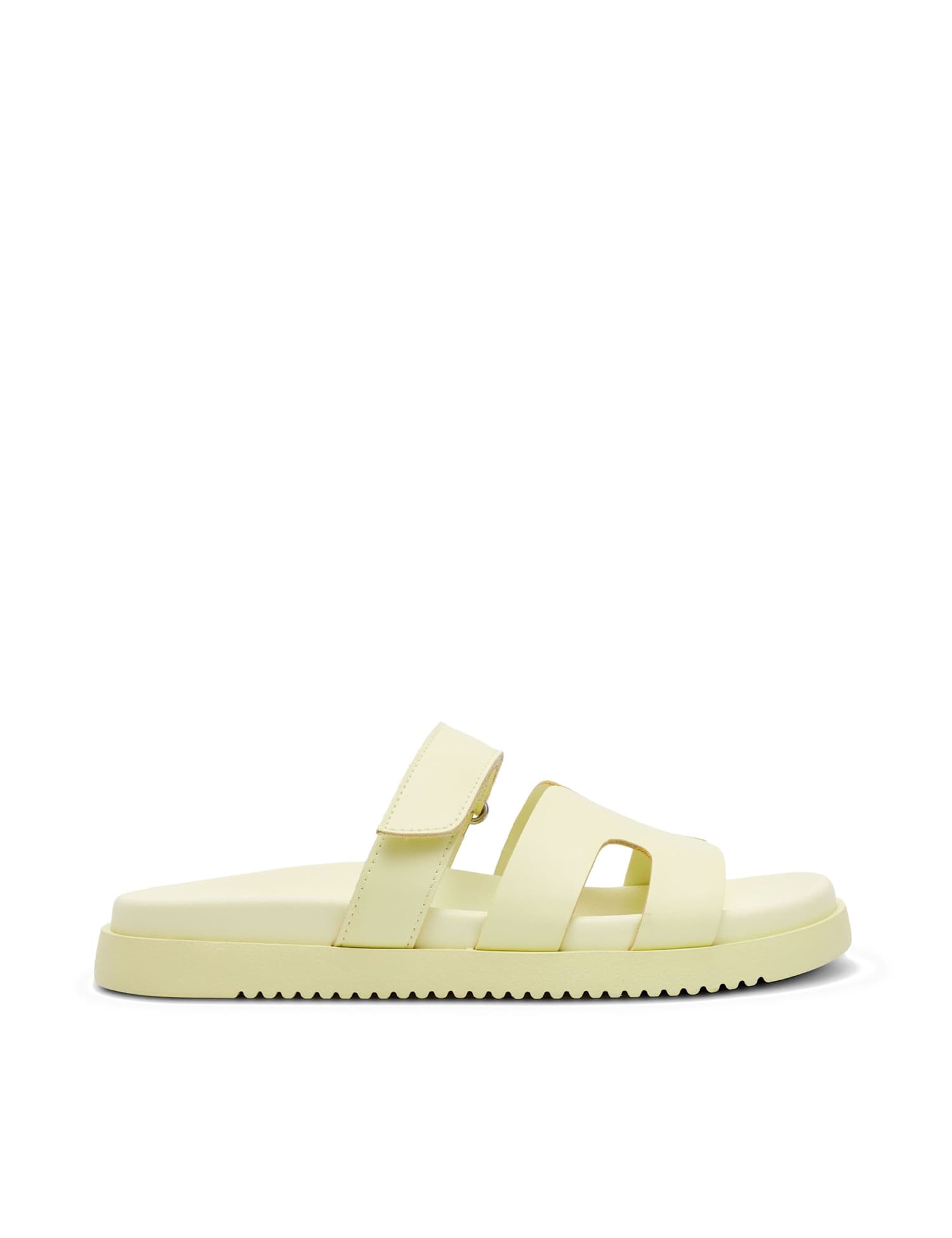 Steve Madden Riptape Sliders Yellow