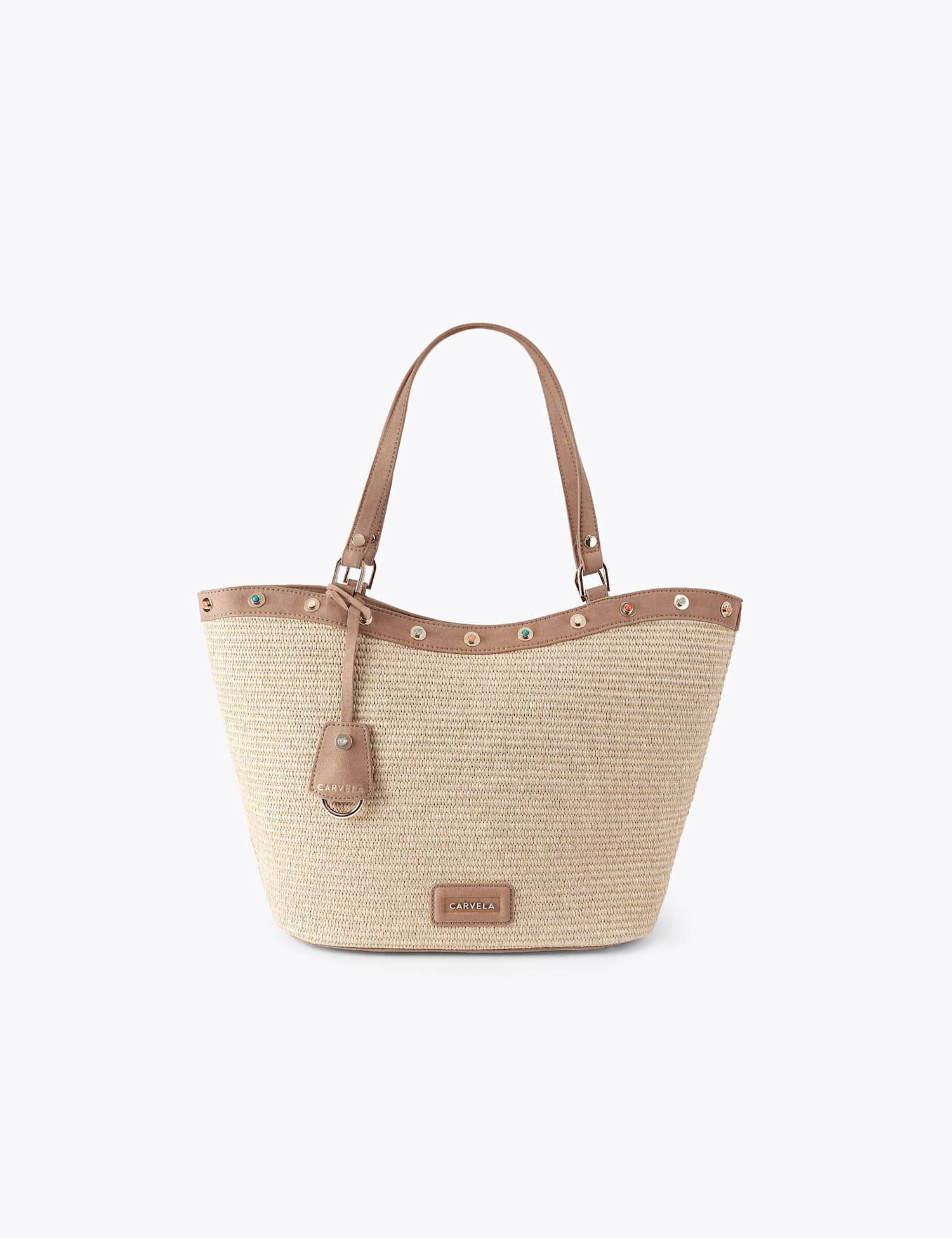 Carvela Top Handle Tote Bag Beige