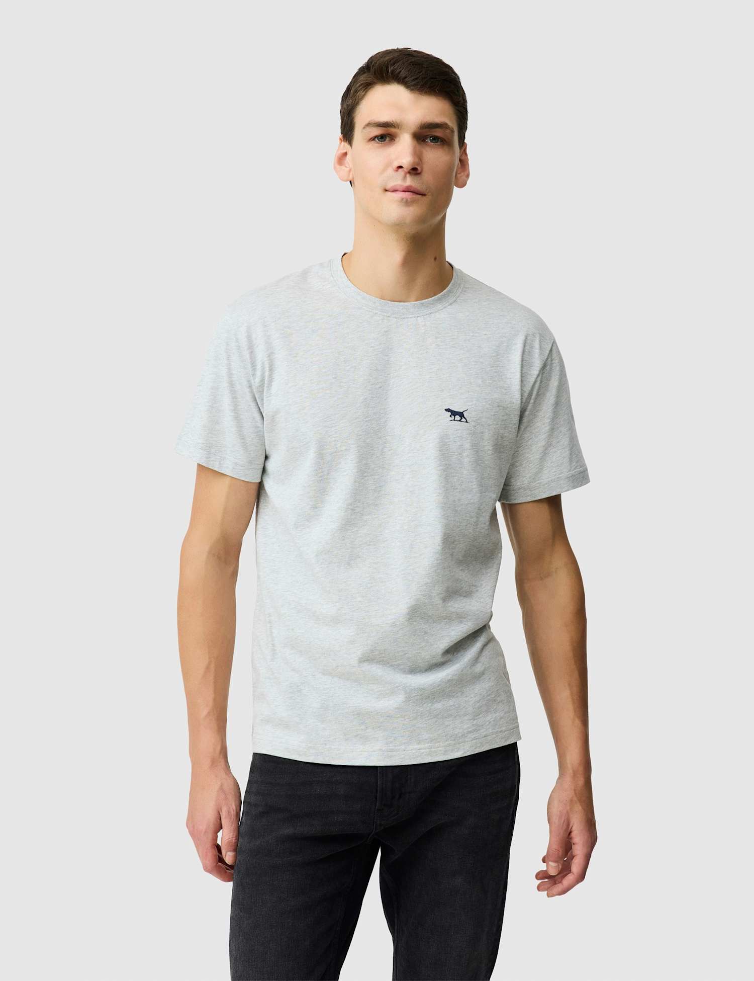 Rodd & Gunn The Gunn Tee 2.0 Pure Cotton T-Shirt Grey