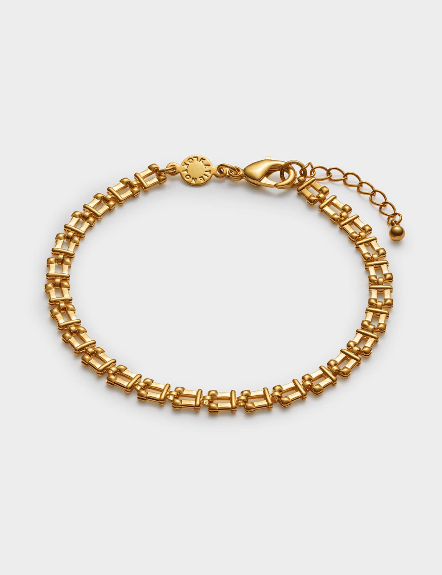 Katie Loxton Gold Plated Grecian Link Bracelet Gold