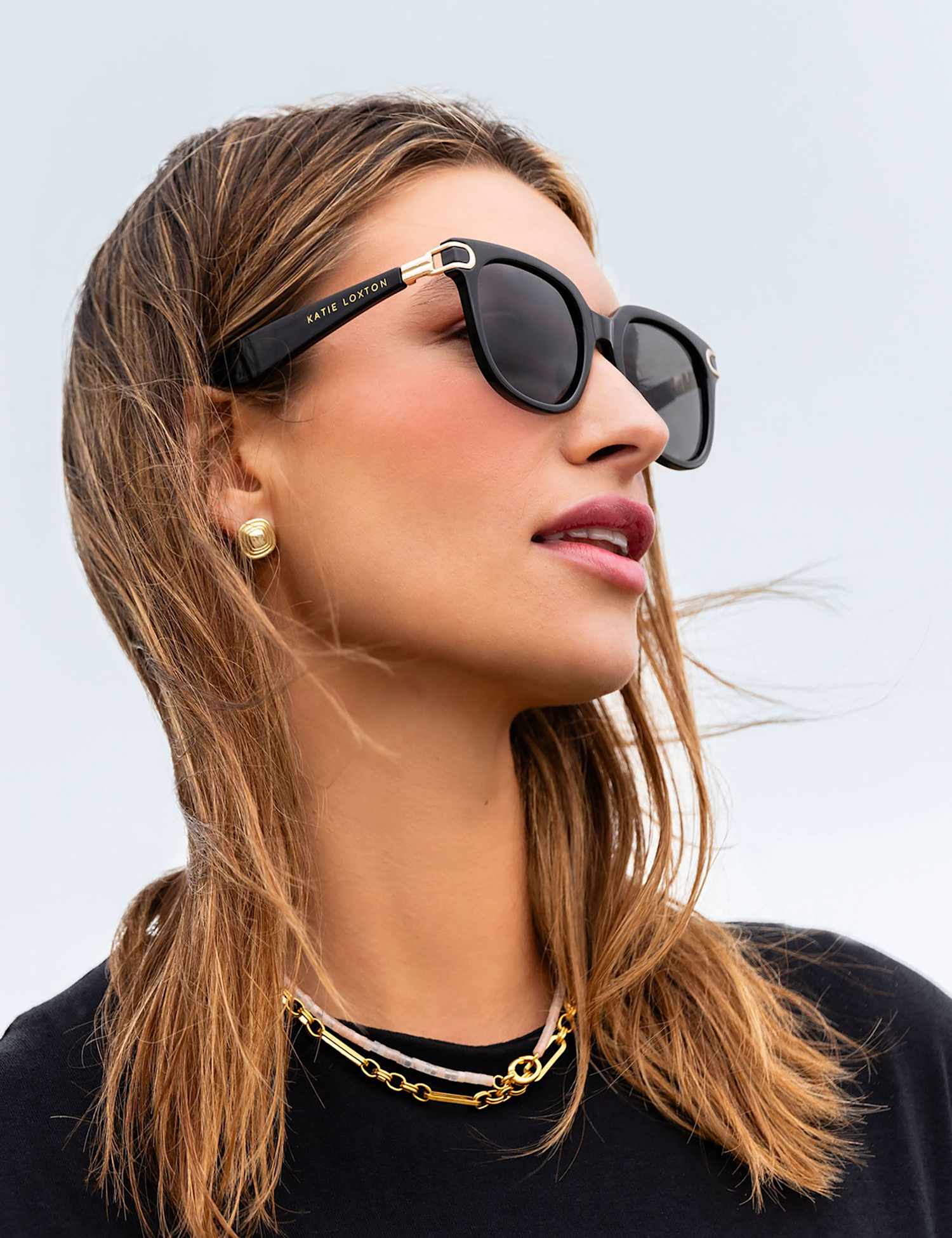 Katie Loxton Square Sunglasses Black