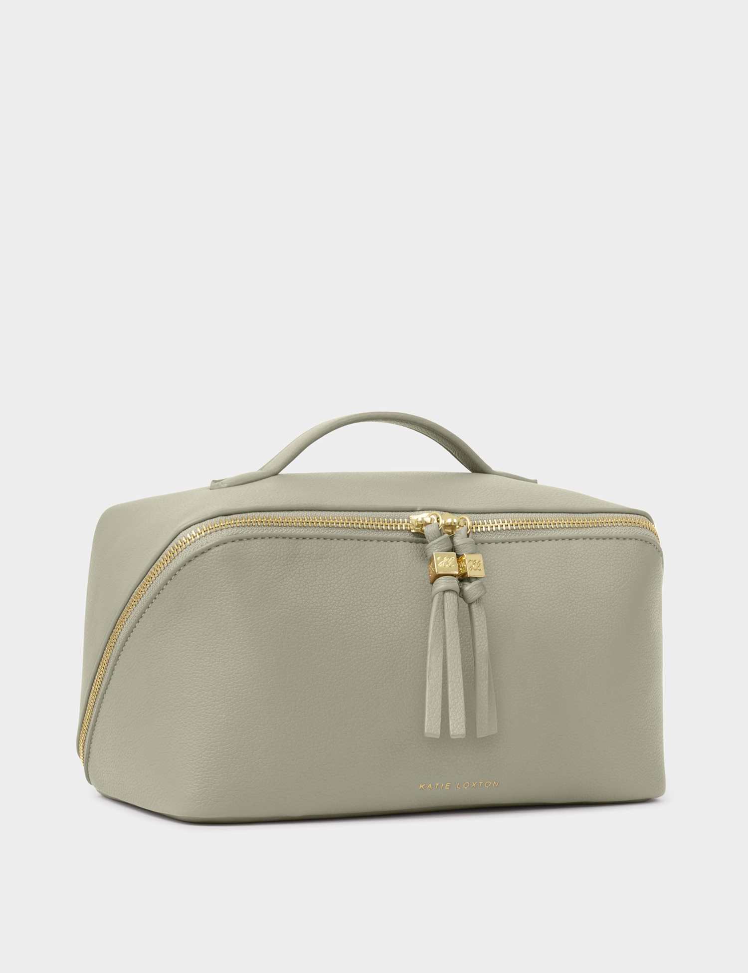 Katie Loxton Personalised Large Toiletry Bag Green