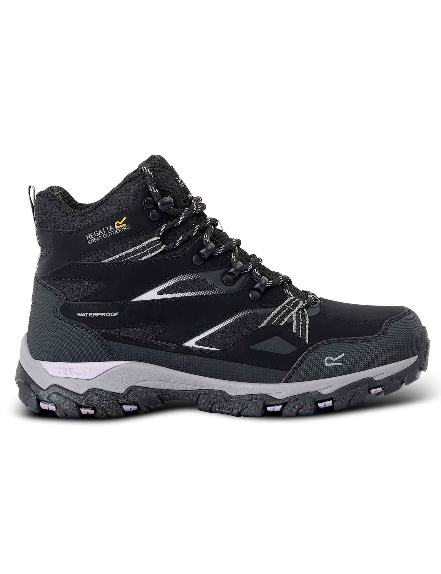 Regatta Holcombe III Waterproof Walking Boots Black