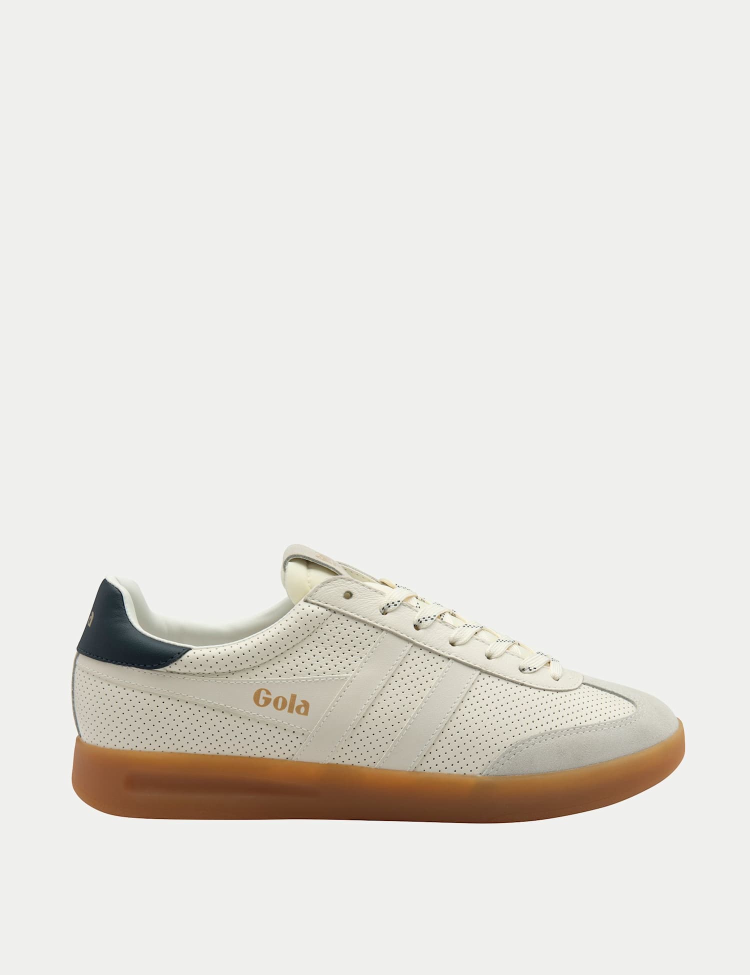 Gola Men's Cyclone Leather '76 Trainers White Mix