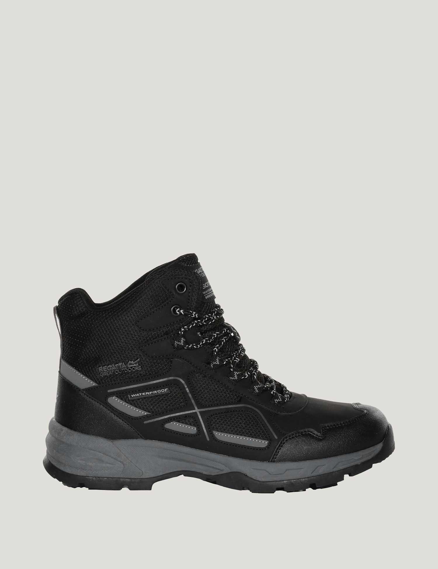 Regatta Vendeavour Waterproof Walking Boots Black
