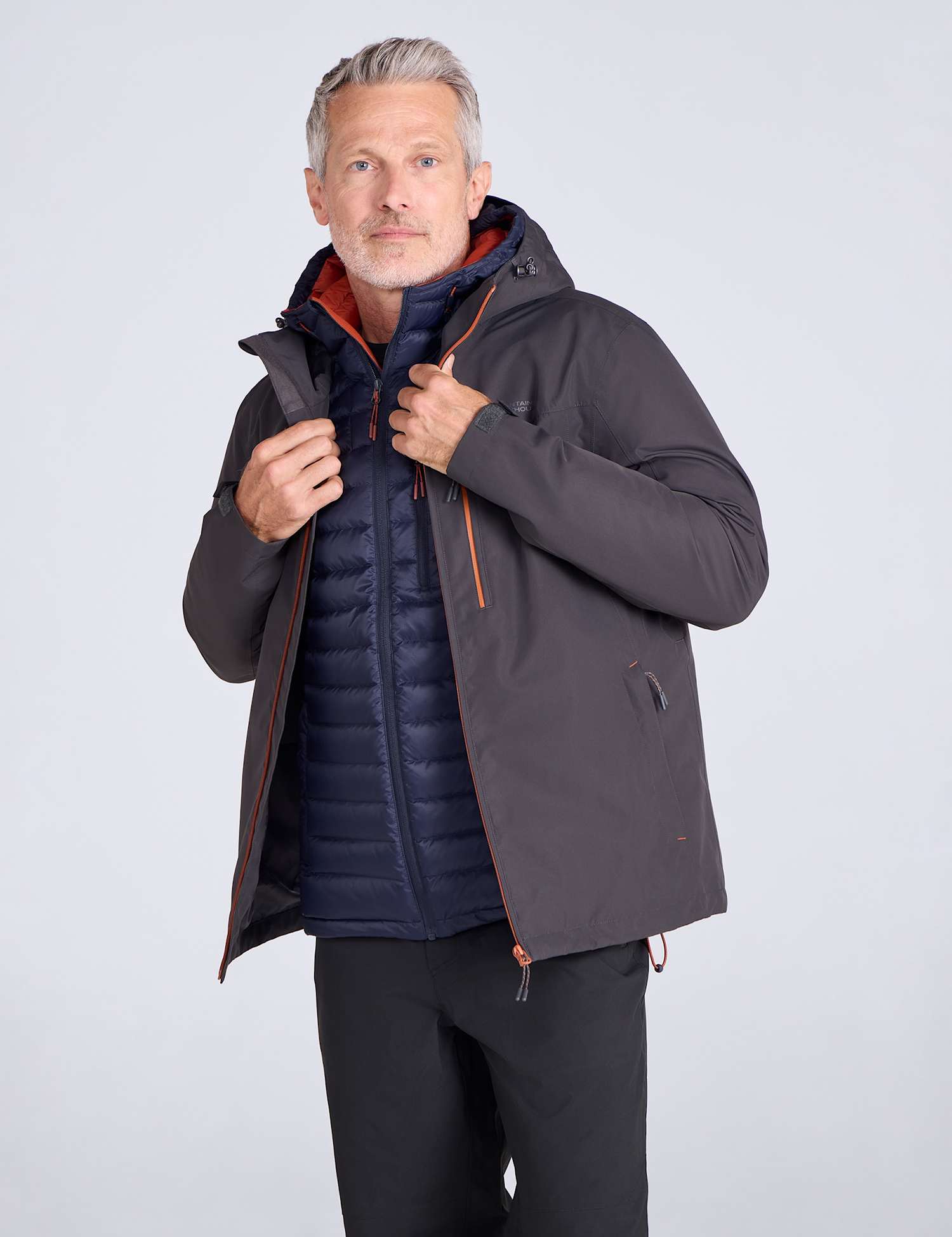 Mountain Warehouse Brisk Extreme Waterproof Jacket Dark Grey