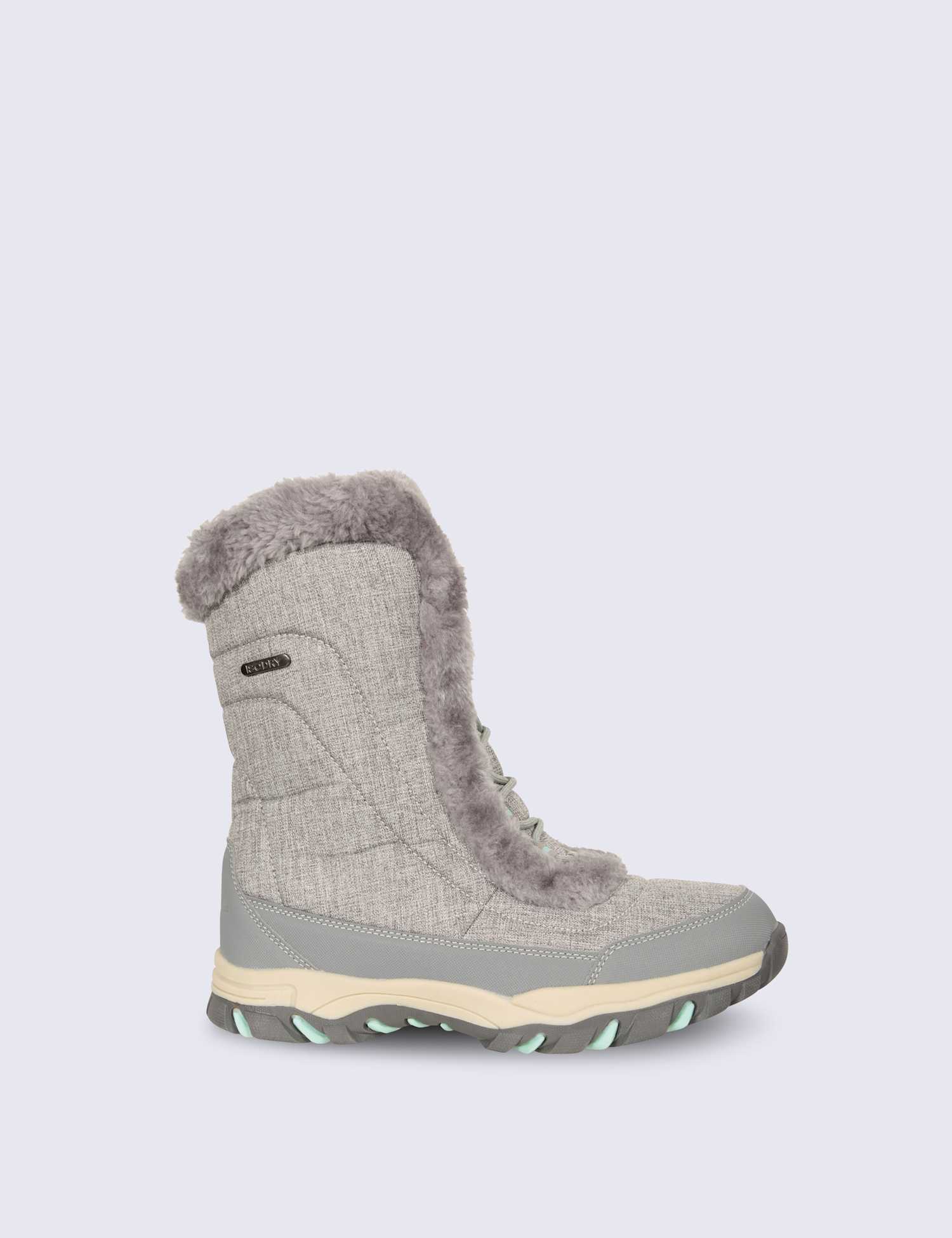 Mountain Warehouse Ohio Faux Fur Lining Snow Boots Mint
