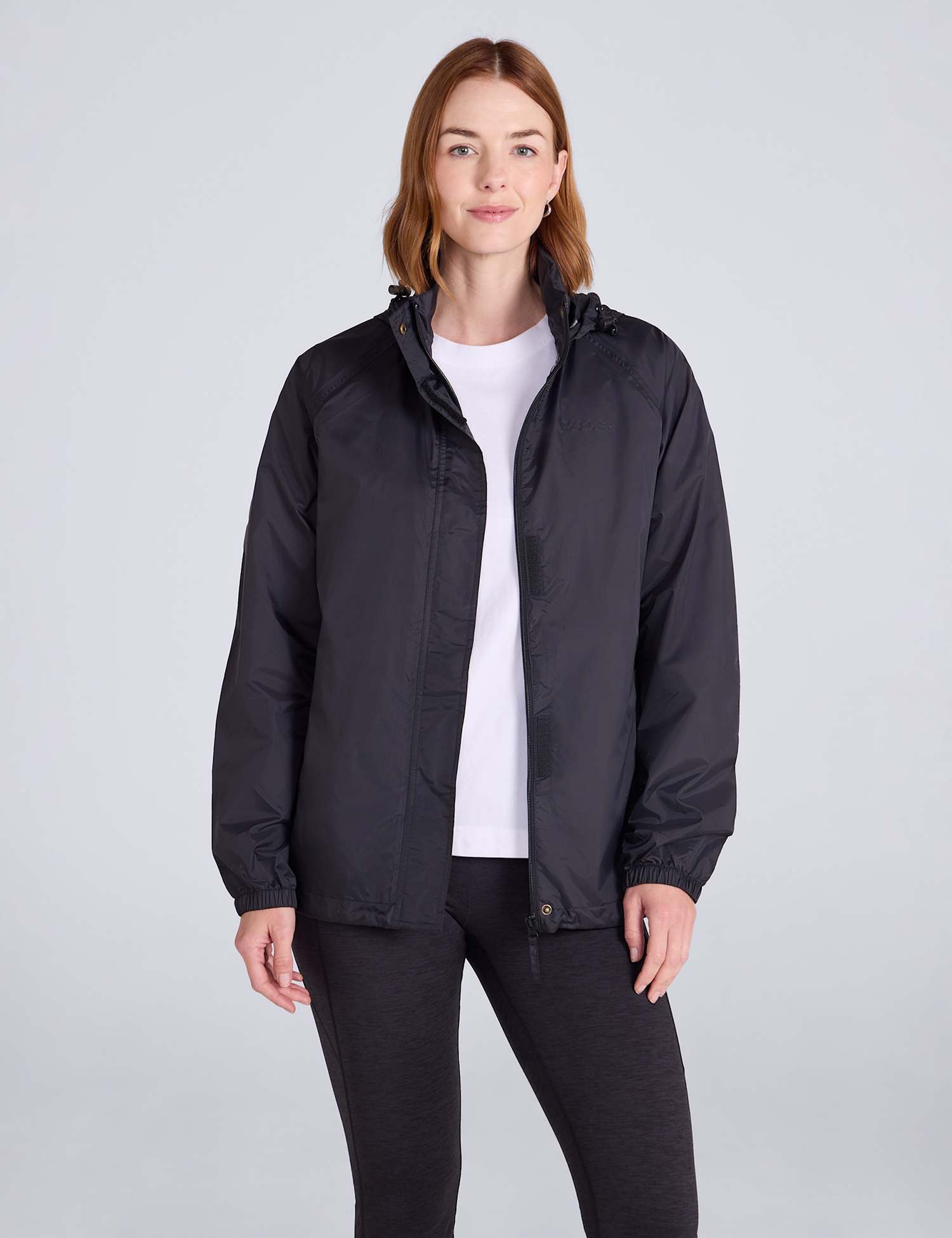 Mountain Warehouse Pakka II Waterproof Hooded Jacket Black