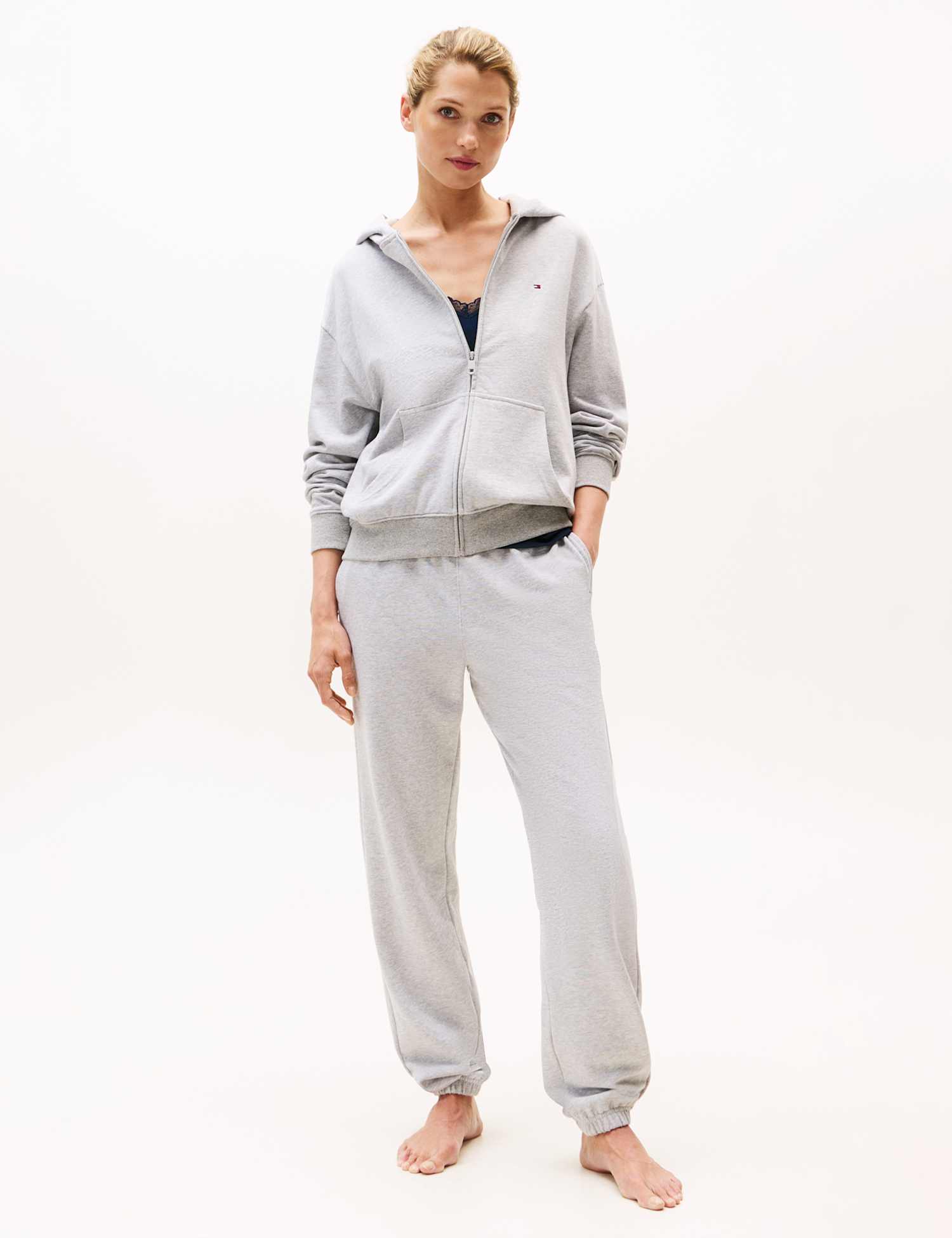 Tommy Hilfiger Cotton Rich Lounge Joggers Grey