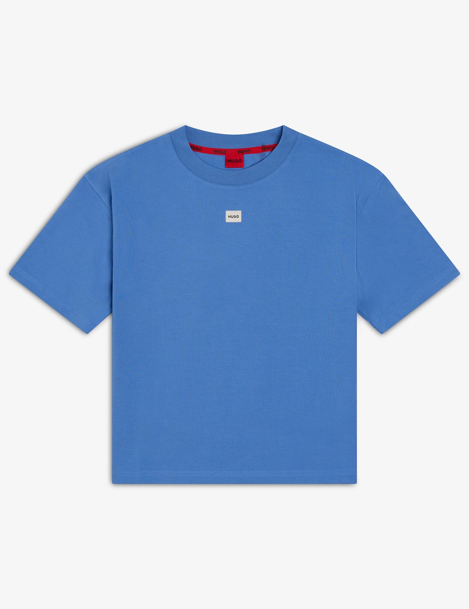 Hugo Cotton Modal Lounge T-Shirt Light Blue