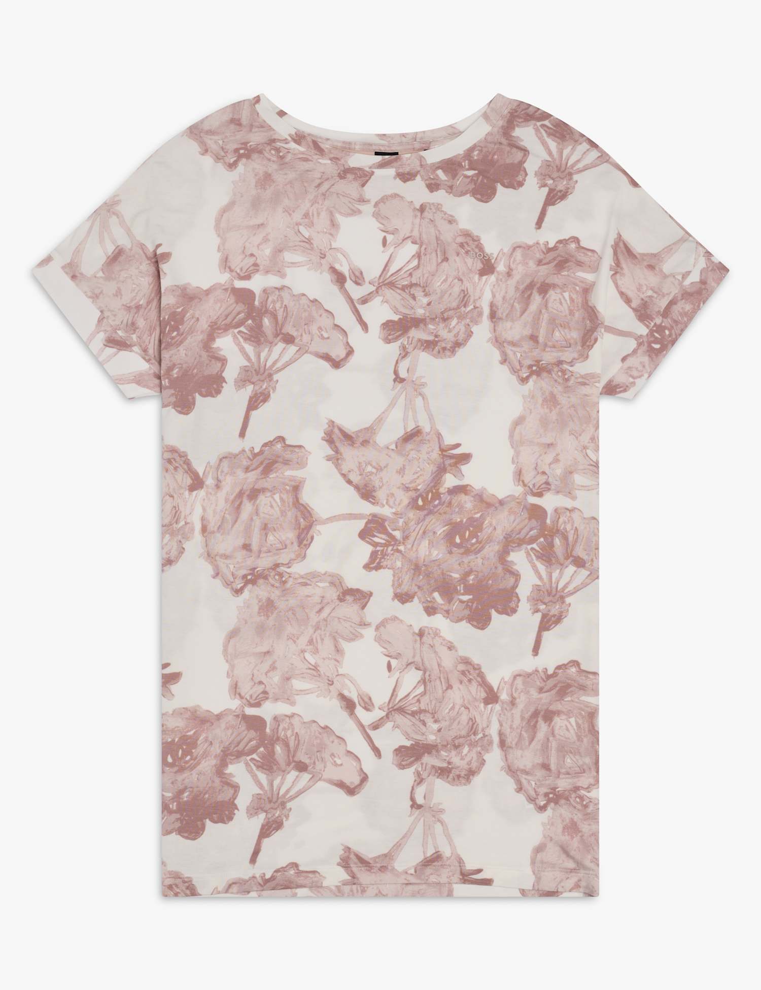 Boss Printed Nightshirt Black