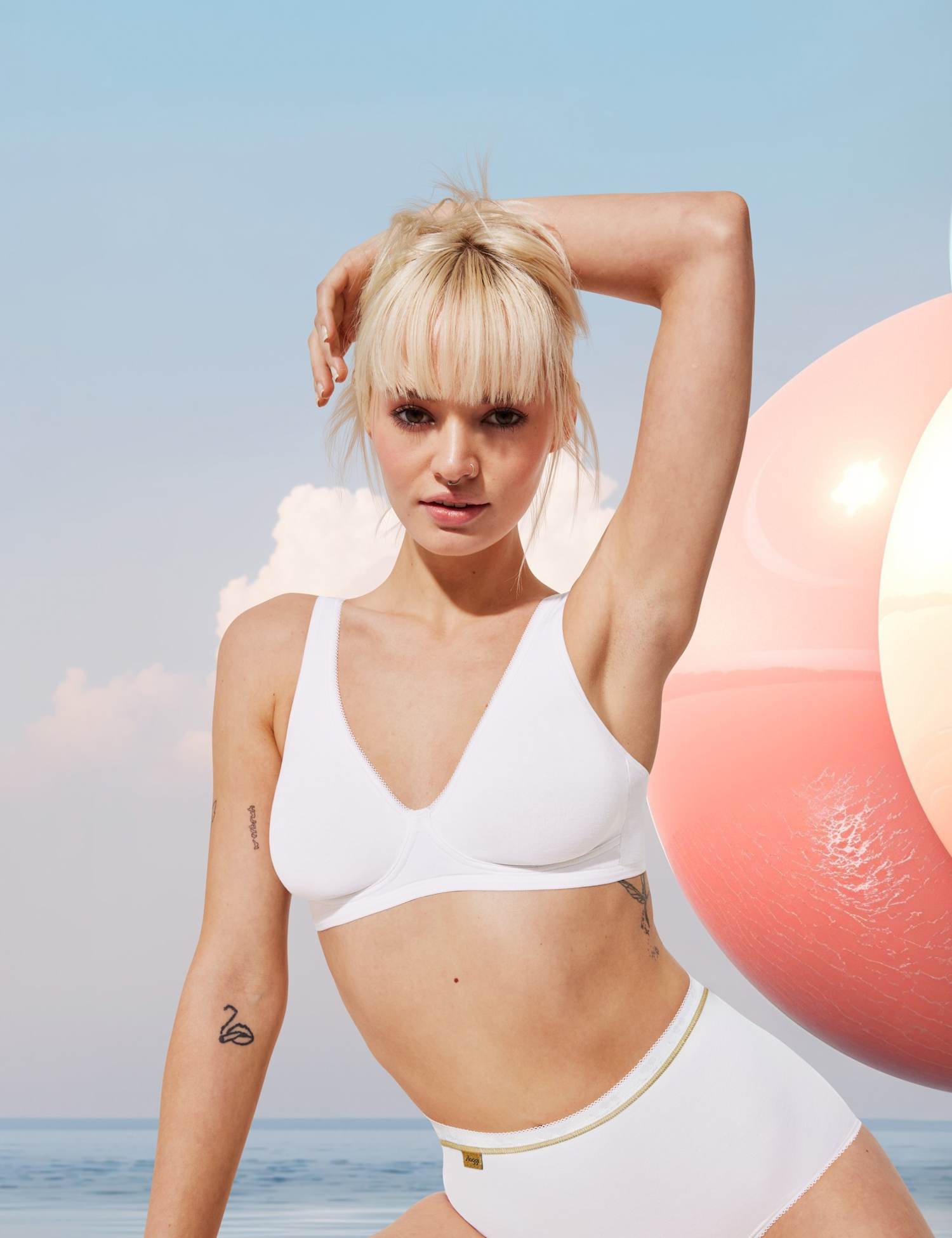 Sloggi Basic+ Non Wired Cotton Full Cup Bra White