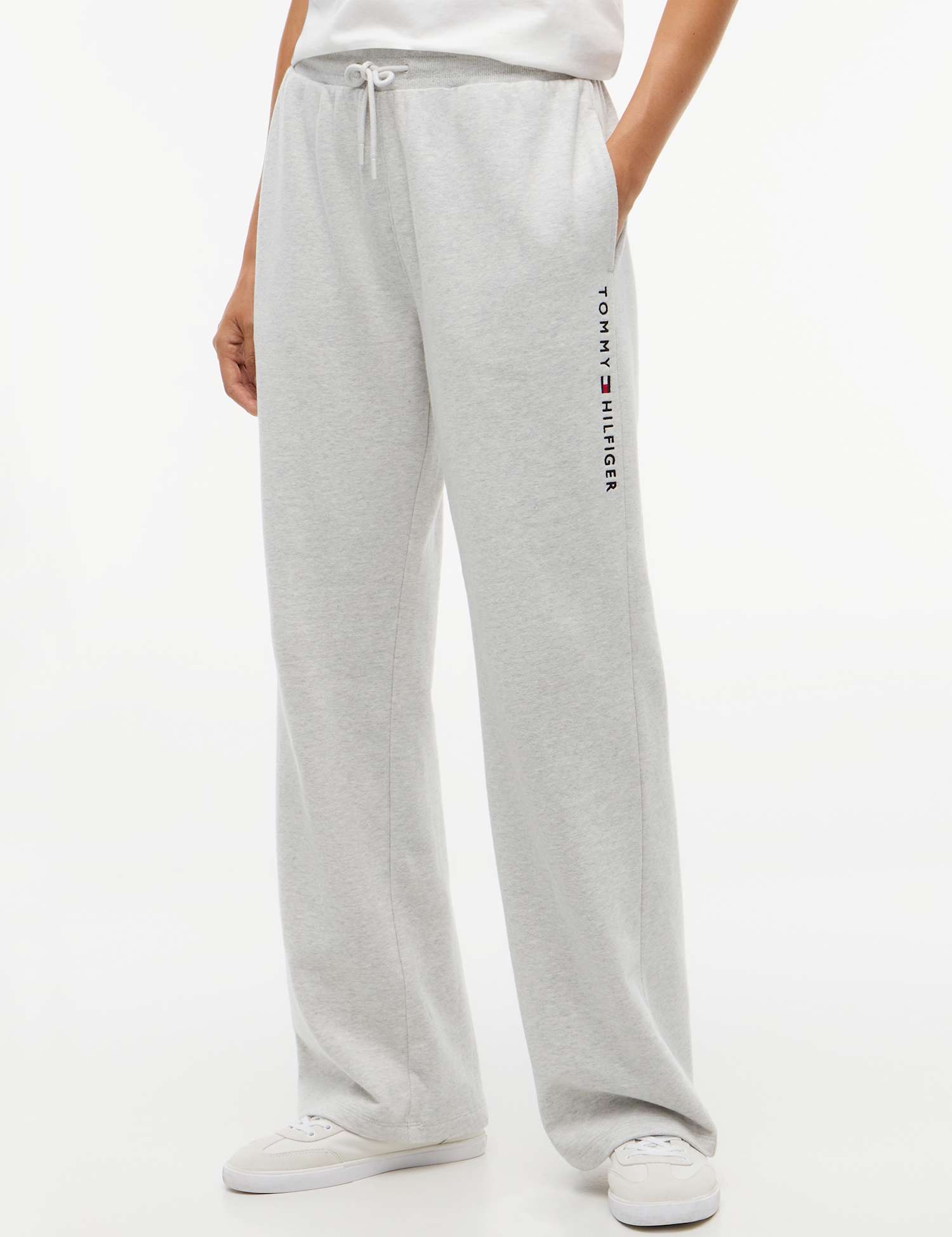 Tommy Hilfiger Regular Fit Pure Cotton Lounge Joggers Grey Marl