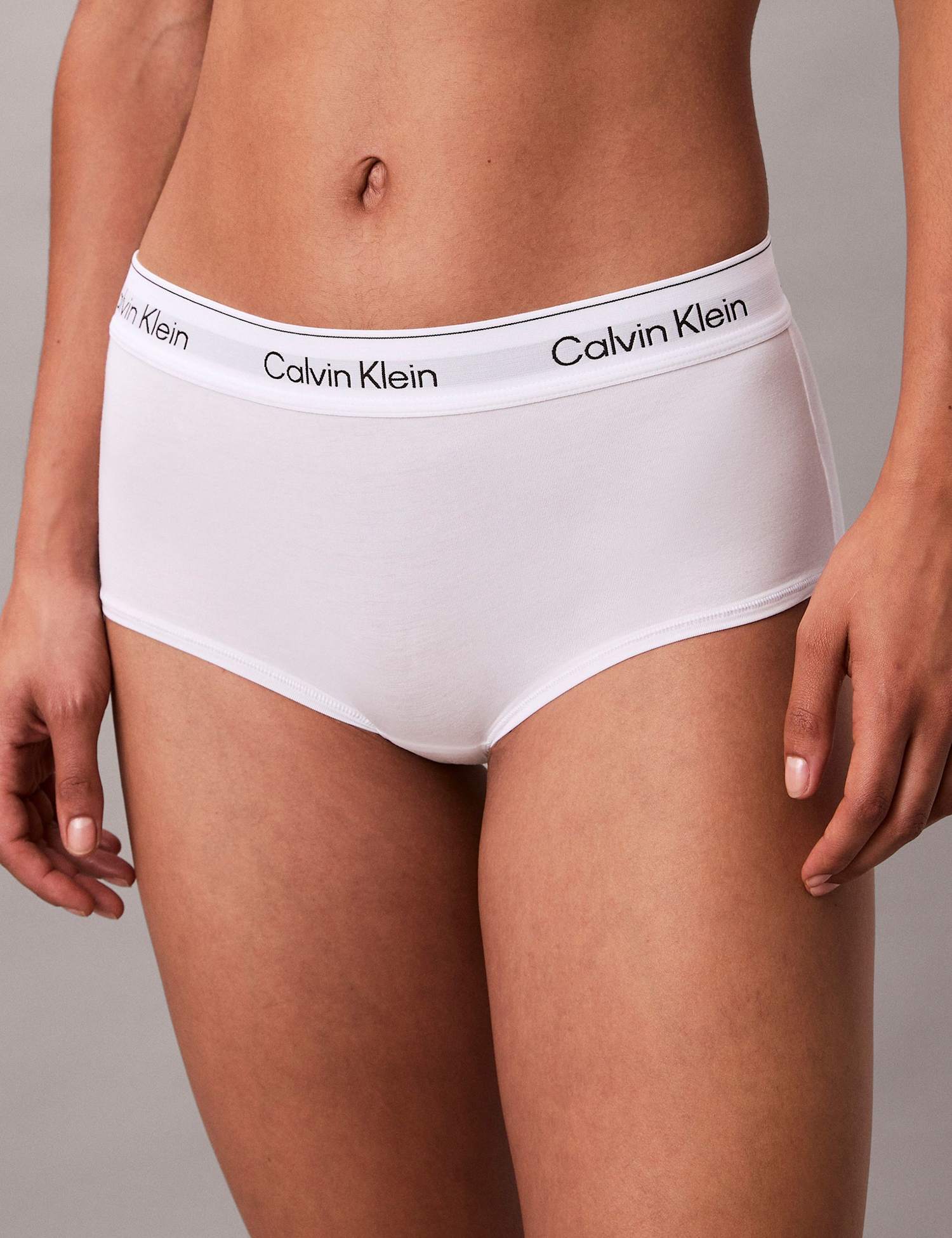 Calvin Klein Icon Cotton Blend Boyshorts White