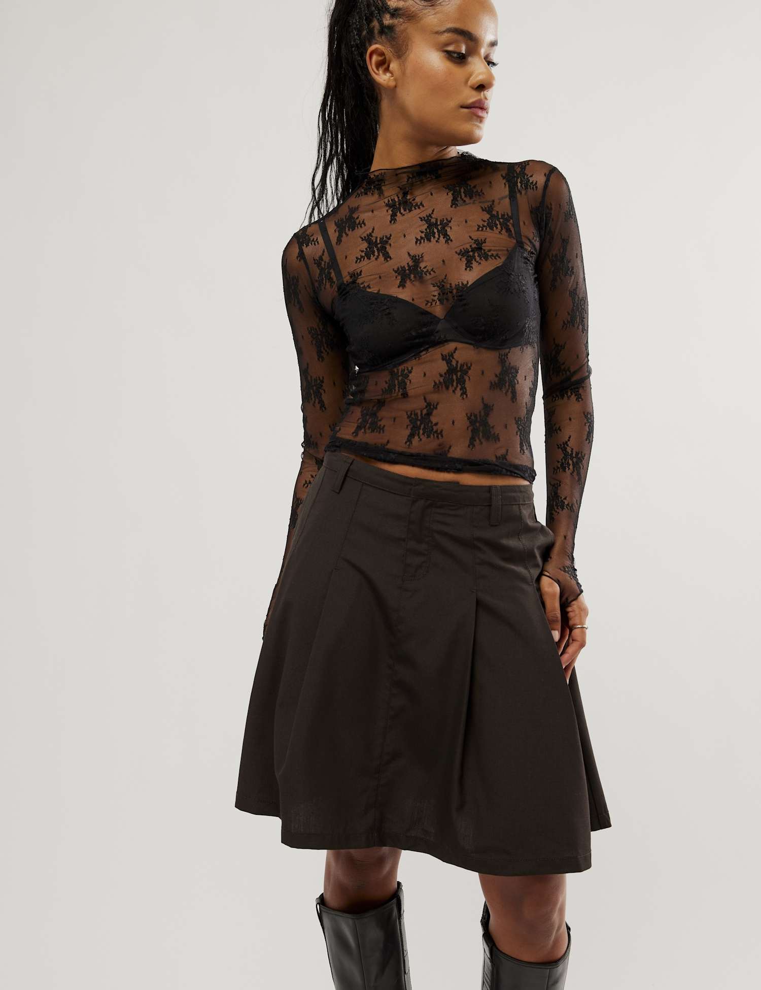 Intimately FP by Free People Lux Top Black