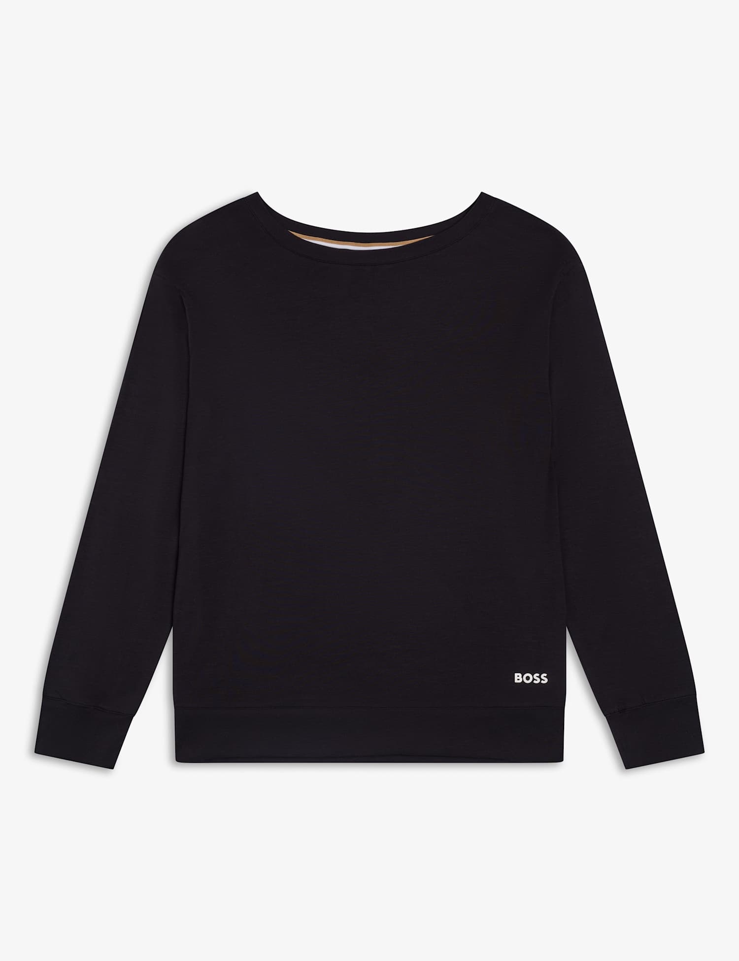 Boss Jersey Logo Pyjama Set Black