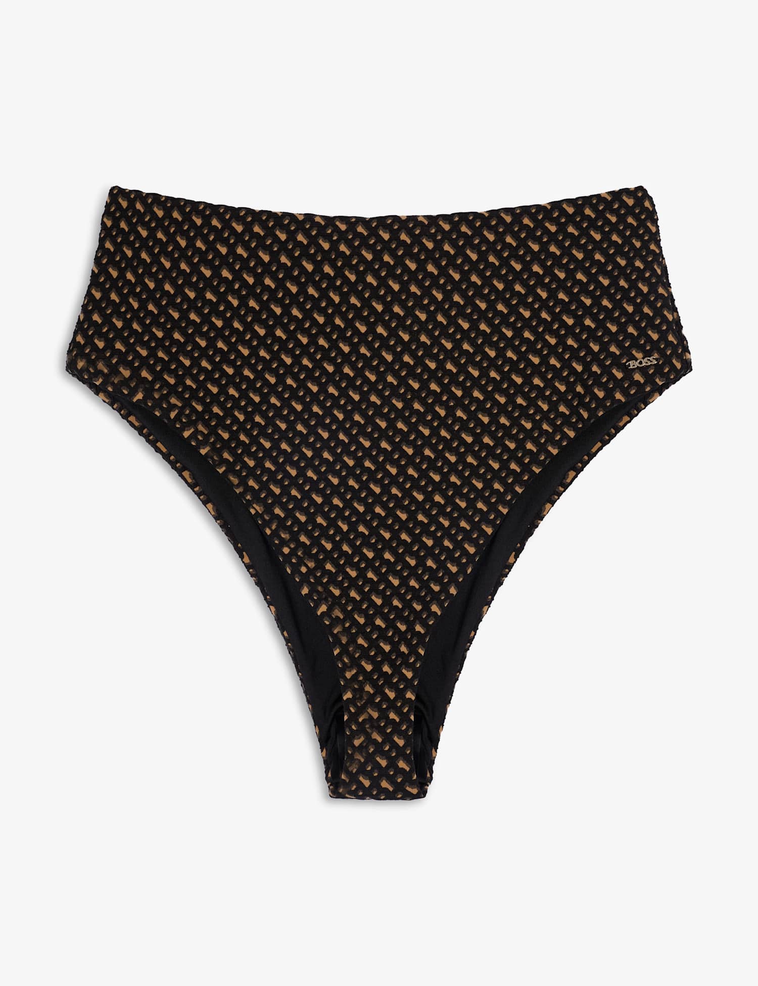 Boss Monogram High Waisted Bikini Bottoms Multi